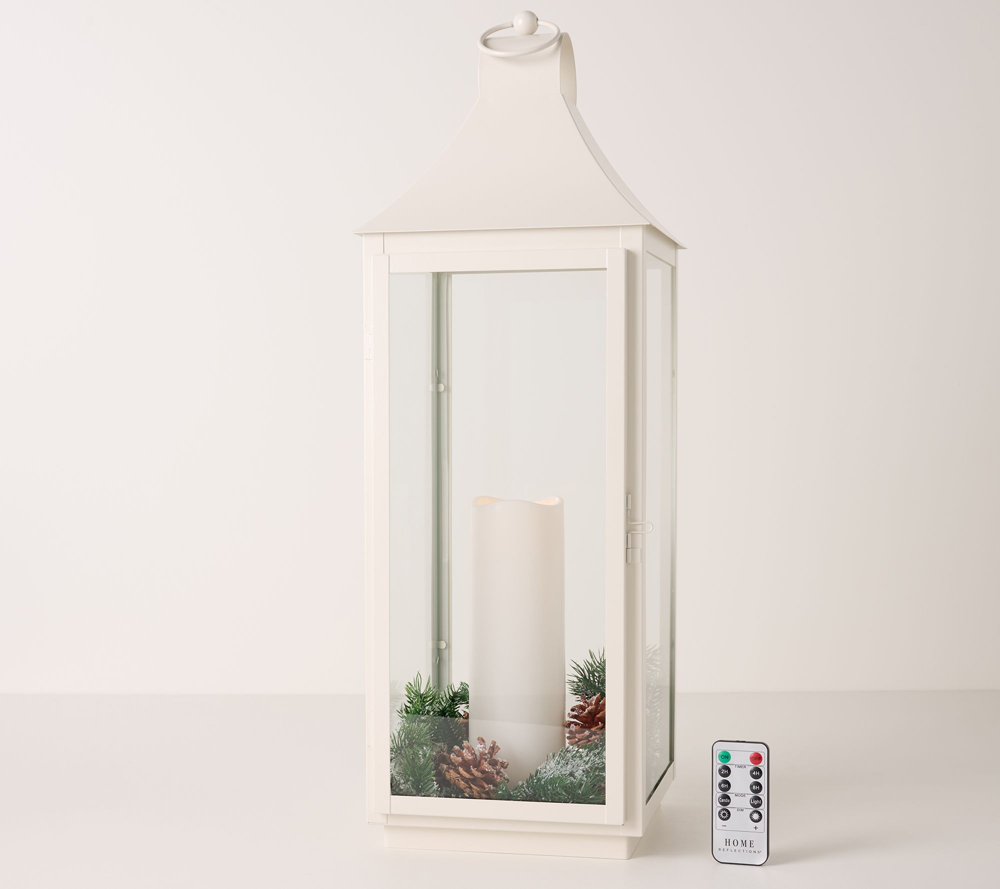 Home Reflections 24" Rustic Iron Lantern
