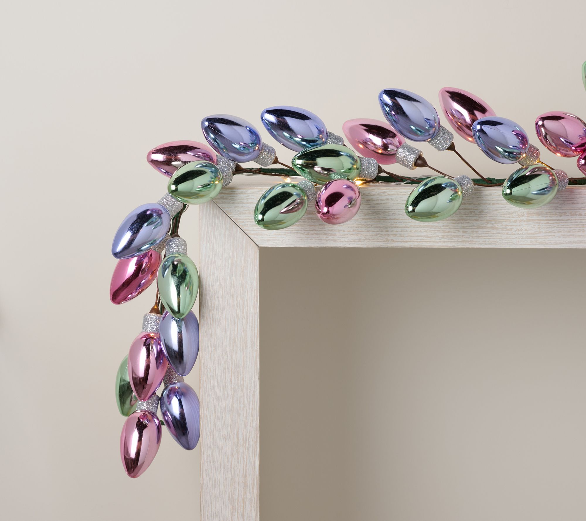 6' Illuminated C-9 Bulb Garland by Valerie