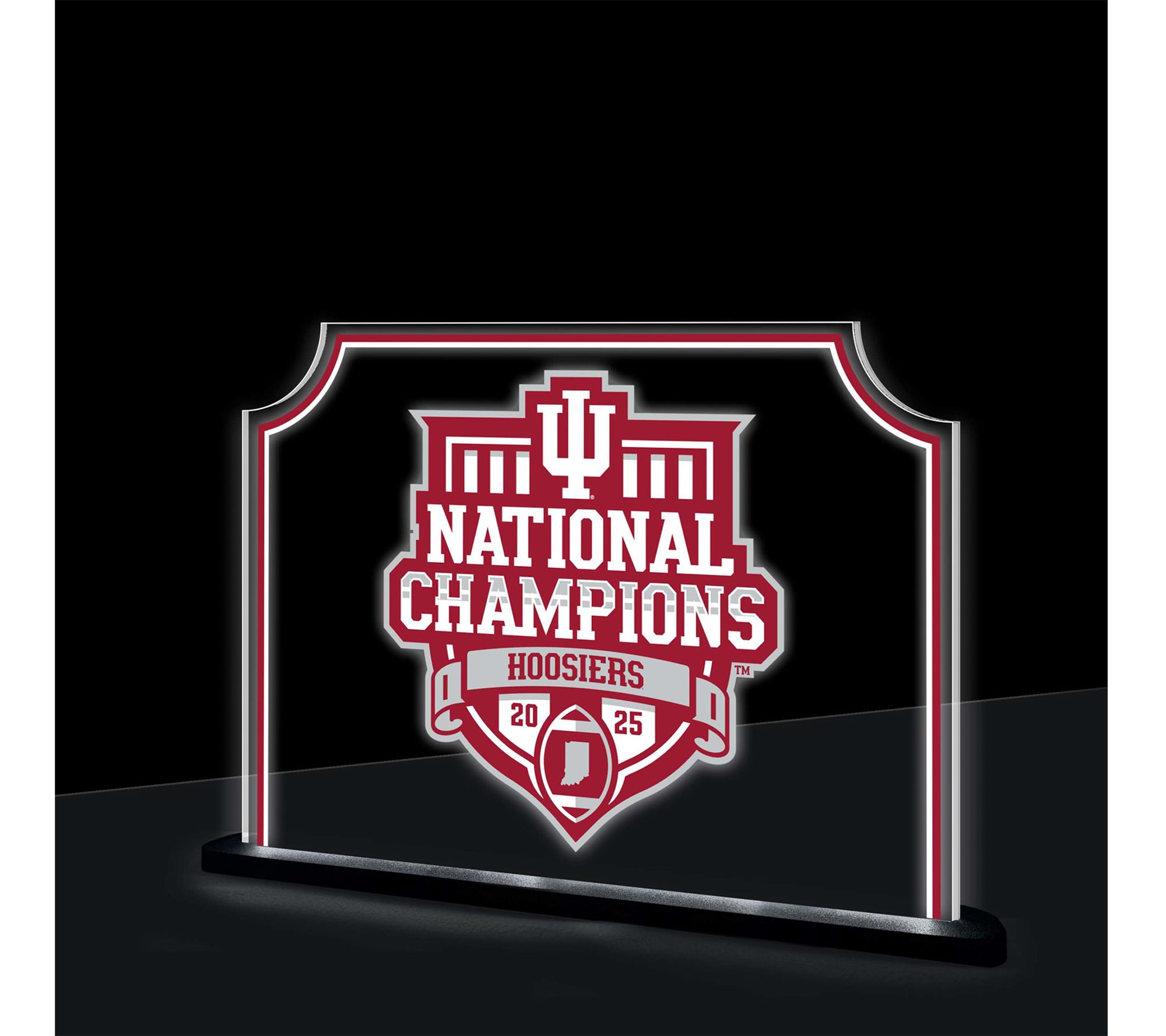Evergreen Indiana Hoosiers 2025 Nat'l Champ LEDTable Sign