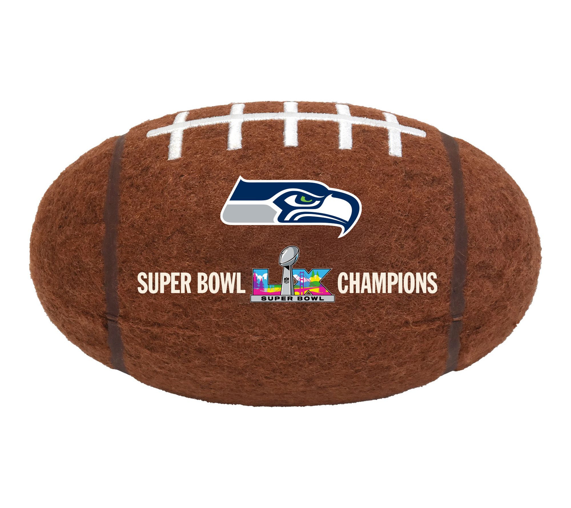 Littlearth Seah awks Super Bowl LX Champs Toug h Chewer Pet Ba