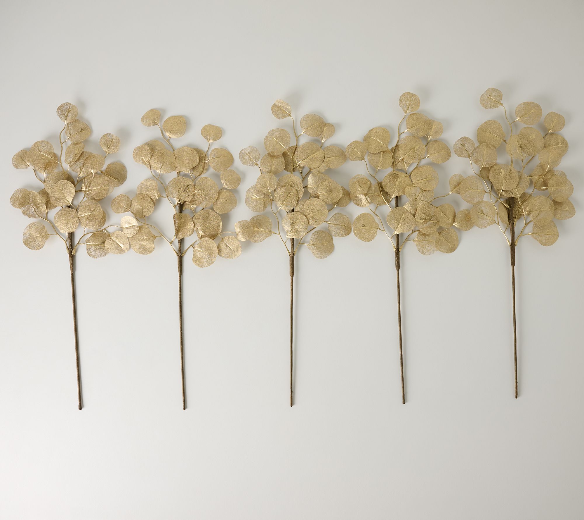 Set Of 5 Golden Eucalyptus Picks by Kim Gravel