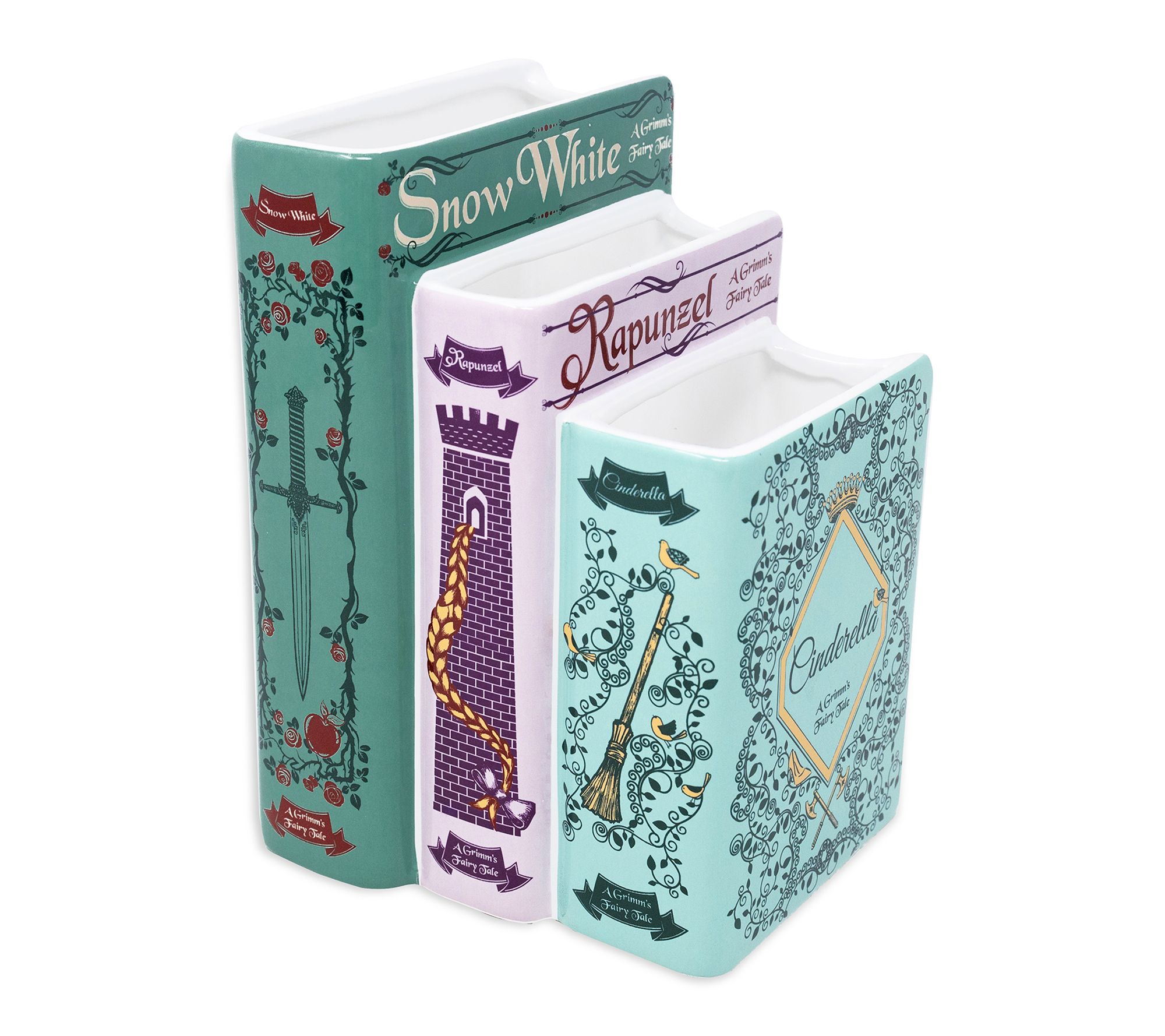 Steel Mill & Co. Triple Book Vase