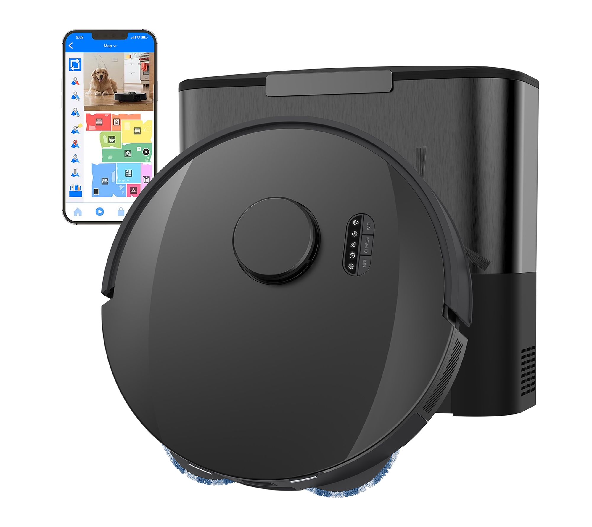 bObsweep UltraVision Pet Robotic Vacuum and Mop