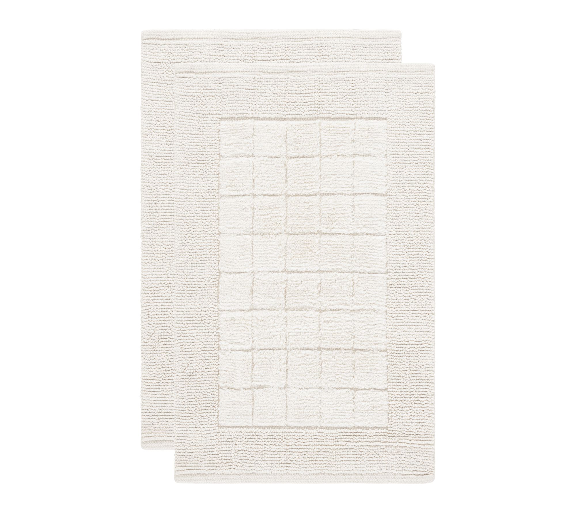 Safavieh Bennett Boarder Grid 1'-8" X 2'-8" Bathmat (Set of 2)