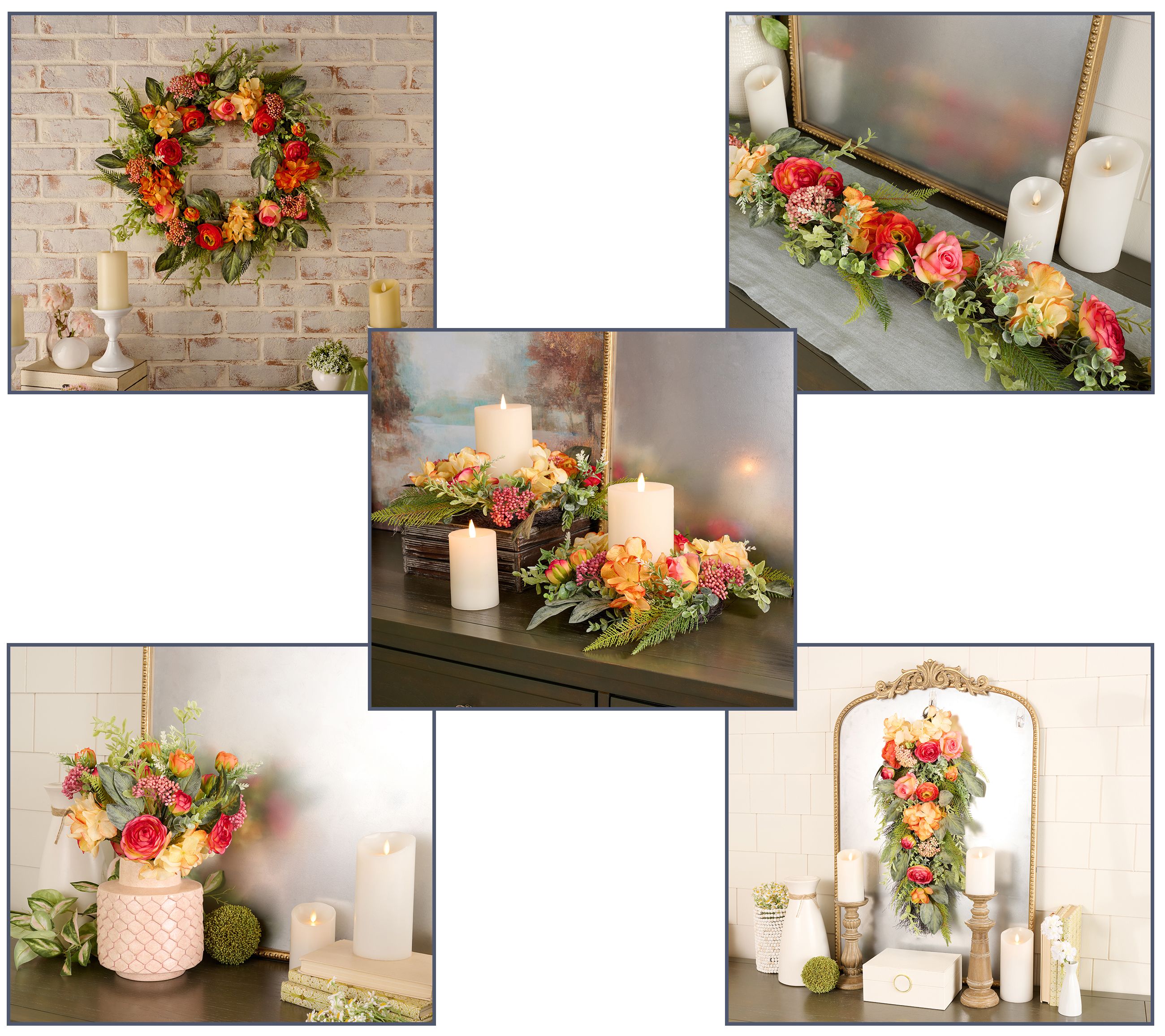 Rose, Ranunculus & Hydrangea Greenery by Valerie