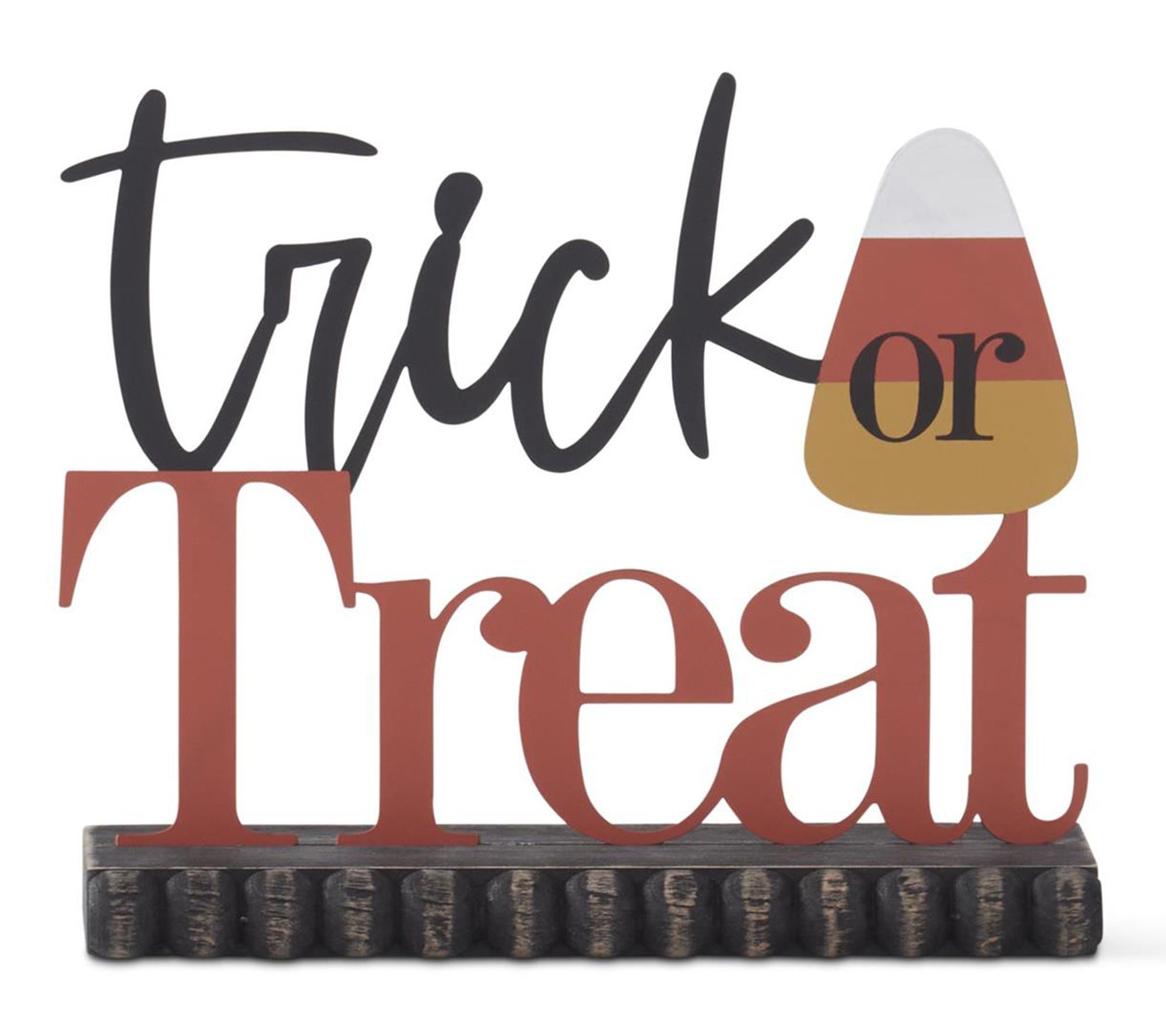 RC Home Decor-7.75" Halloween "Trick or Treat"Tabletop Sign