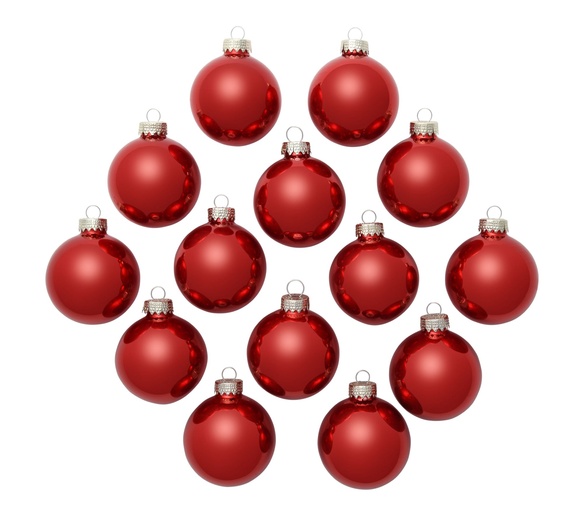 Whitehurst 2" Pearl Finish Glass Ornament , Boxof 28