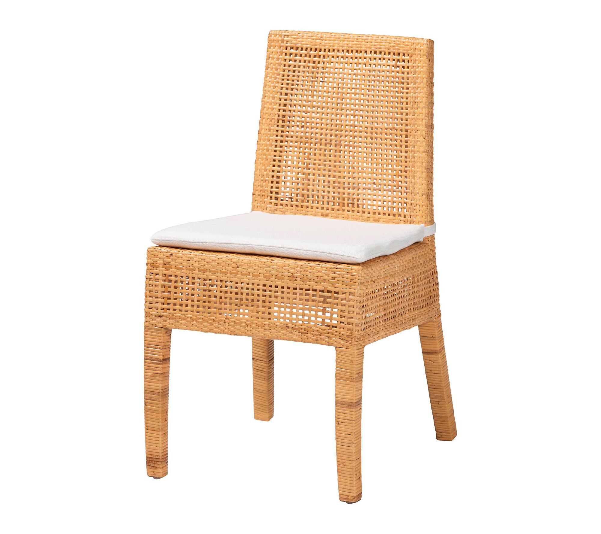 bali & pari Morris Light Honey Rattan Dining Chair