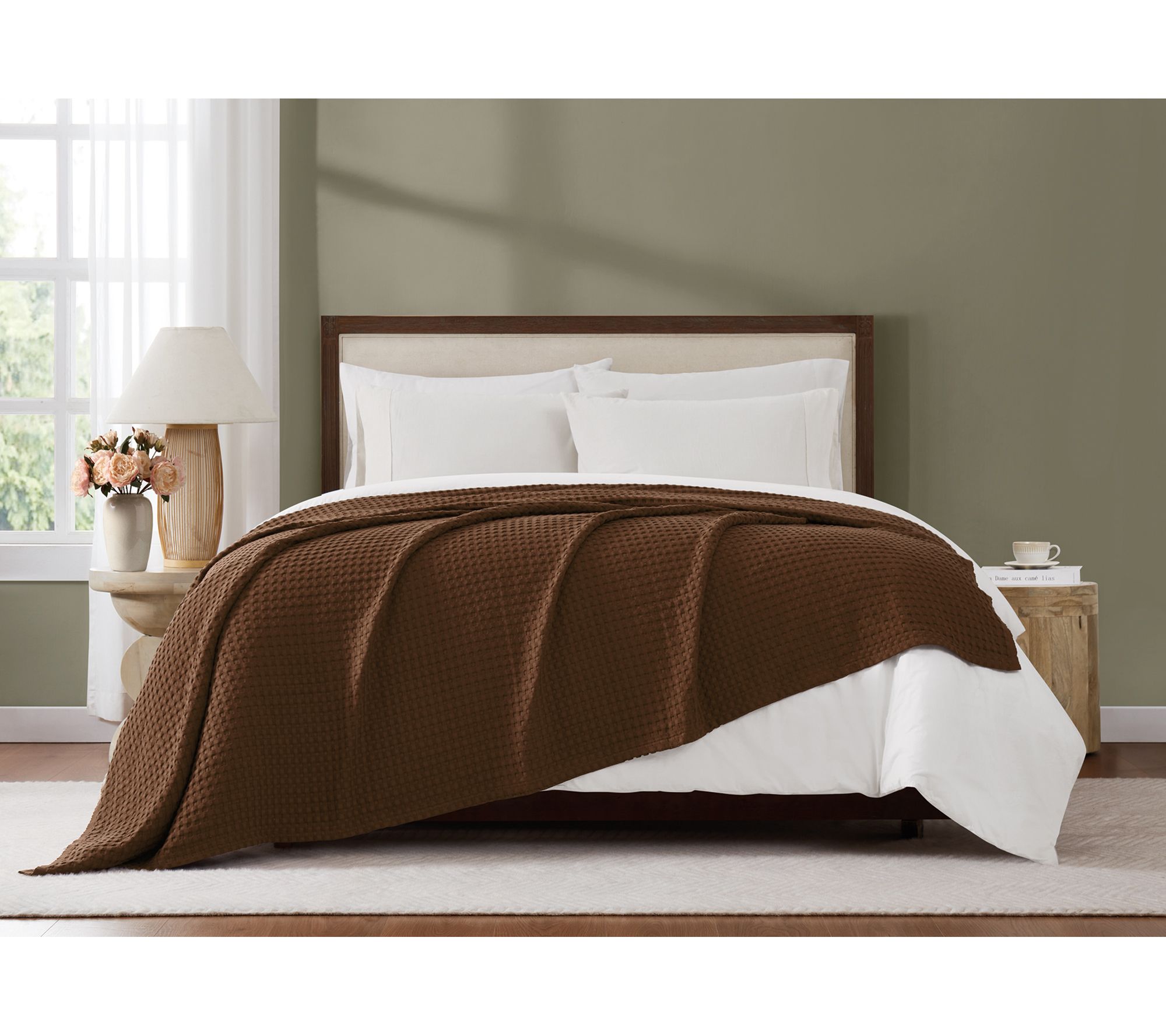 Brooklyn Loom Cotton Waffle Twin/TXL Blanket