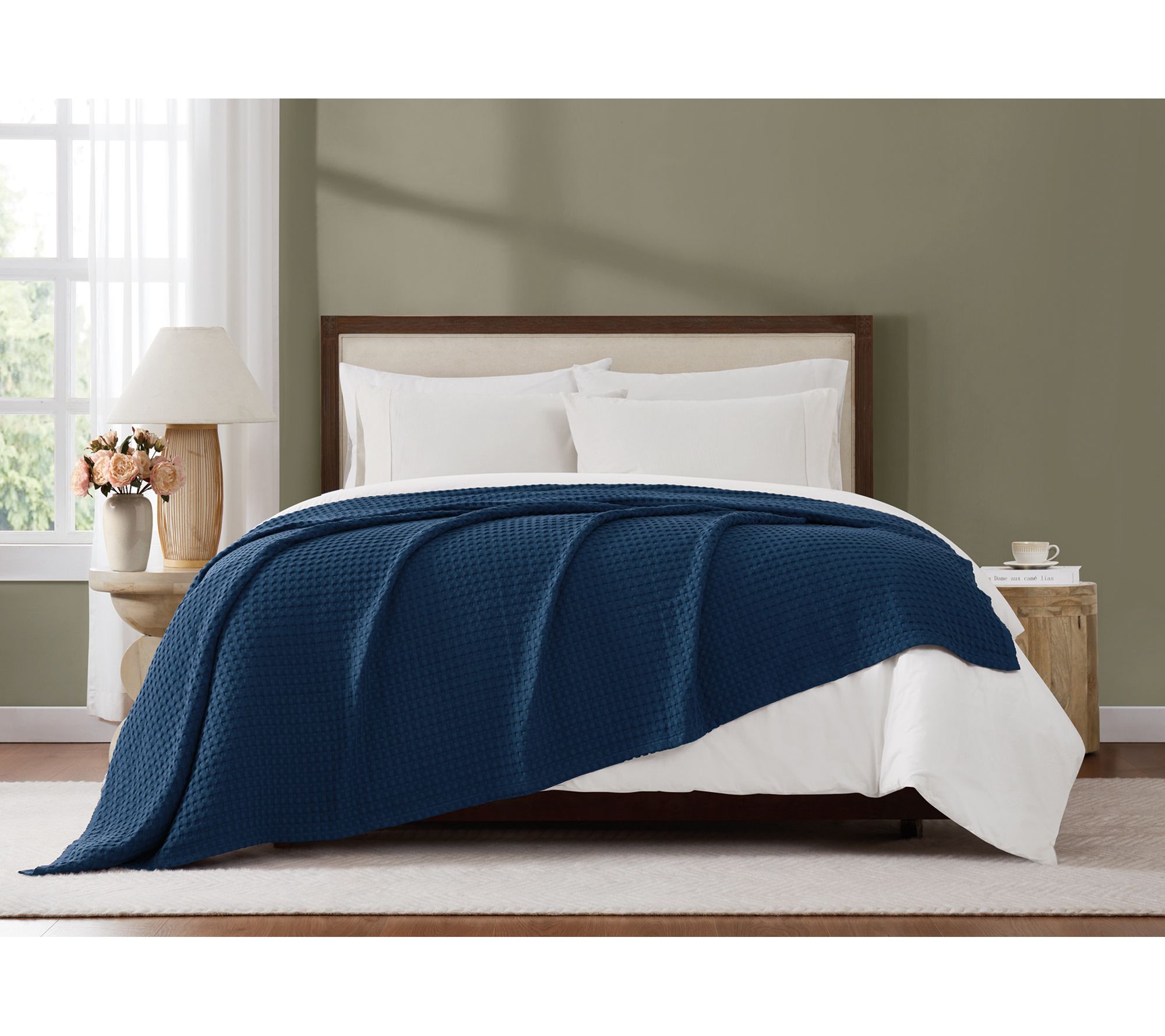 Brooklyn Loom Cotton Waffle Twin/TXL Blanket