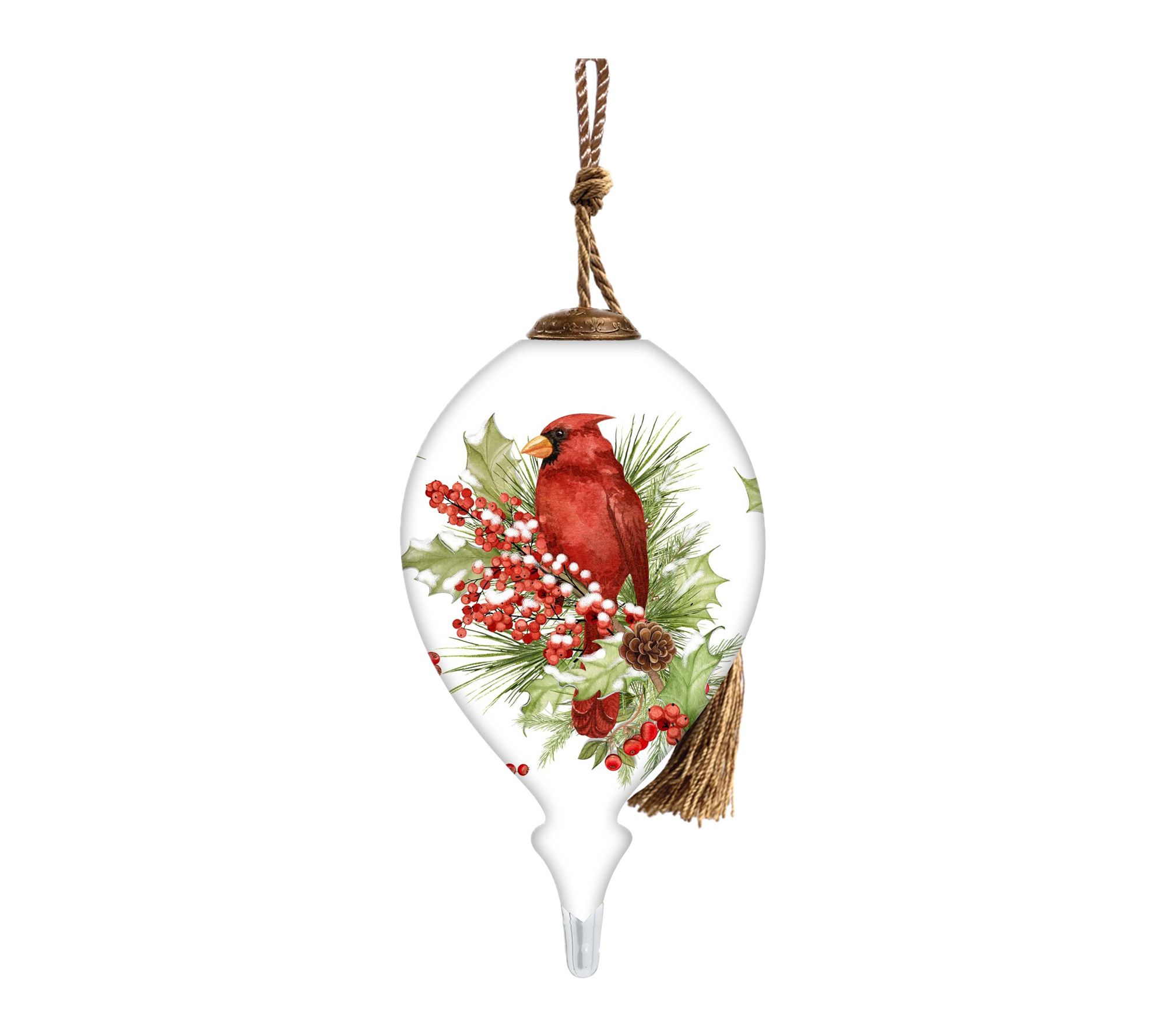 Inner Beauty Gifts 4.75 inch Cardinal Noel Ornament