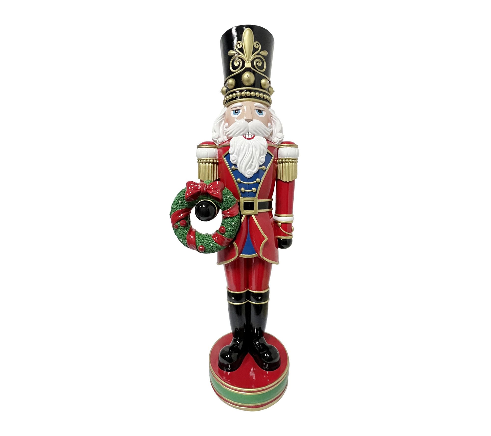 Fraser Hill Farm 3.8-ft. Resin Nutcracker Statue