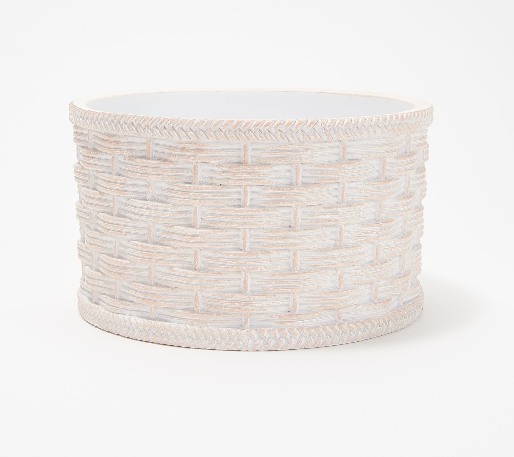 HomeWorx by Harry Slatkin Basketweave Decorative Candle Holder