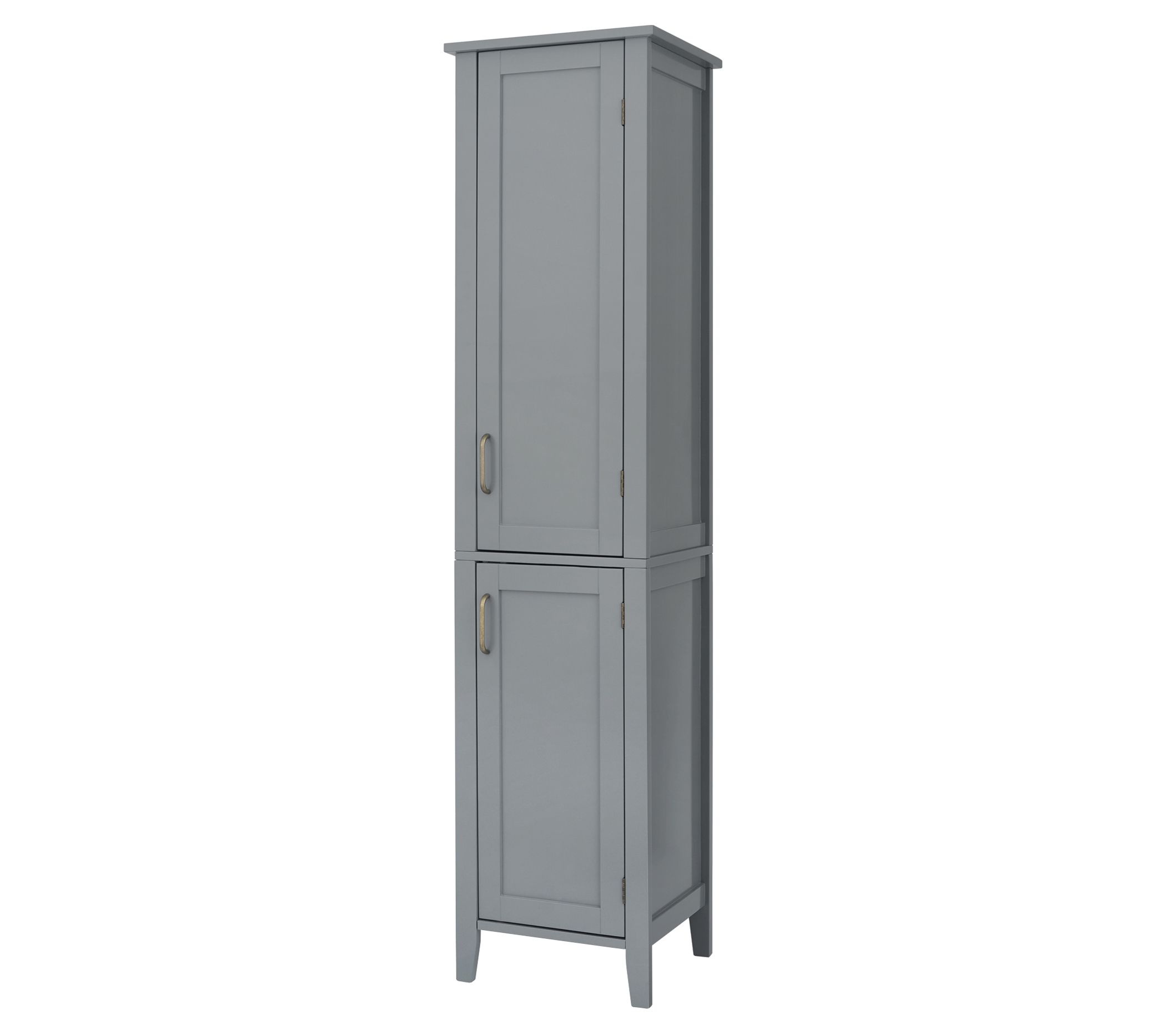 Mercer Mid-Century Modern Wooden Linen Tower Ca binet