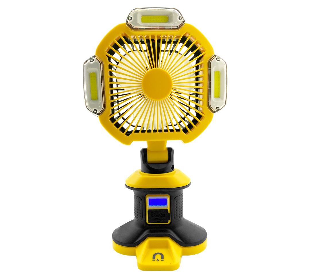 Q-Beam Cyclone Rechargeable LED Work Light and Fan