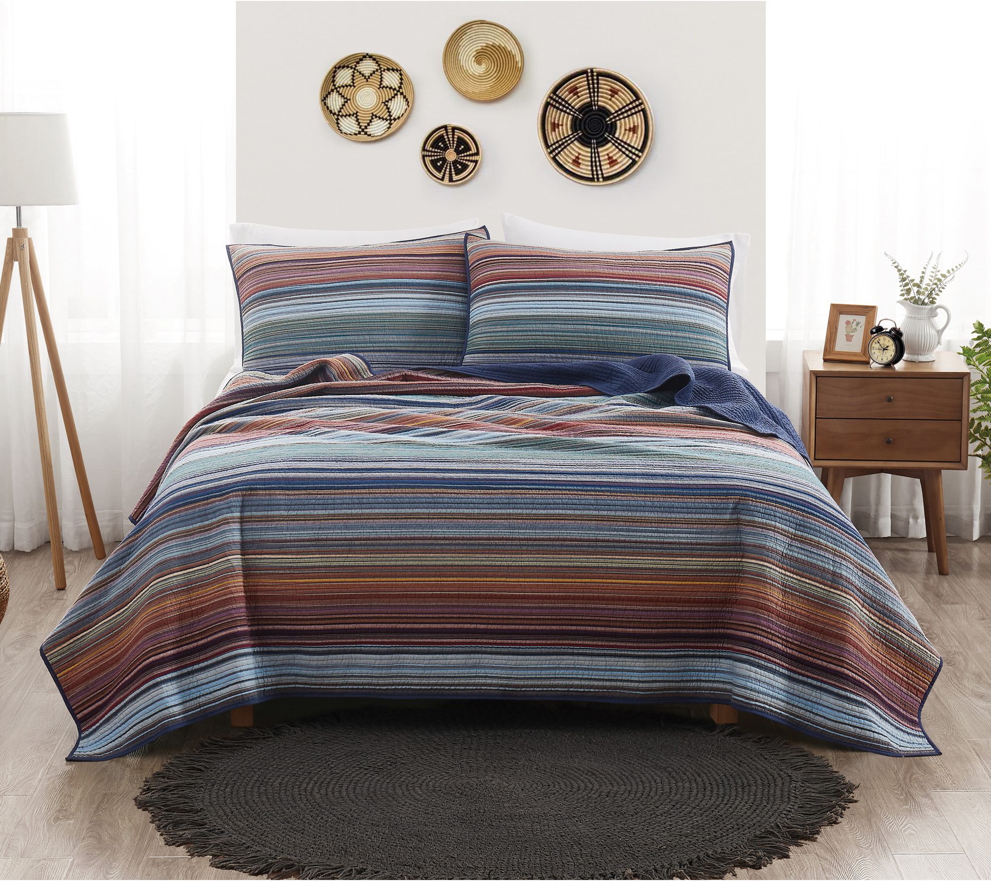 Brooklyn Loom Yarn-Dyed Twin/TXL Quilt Set