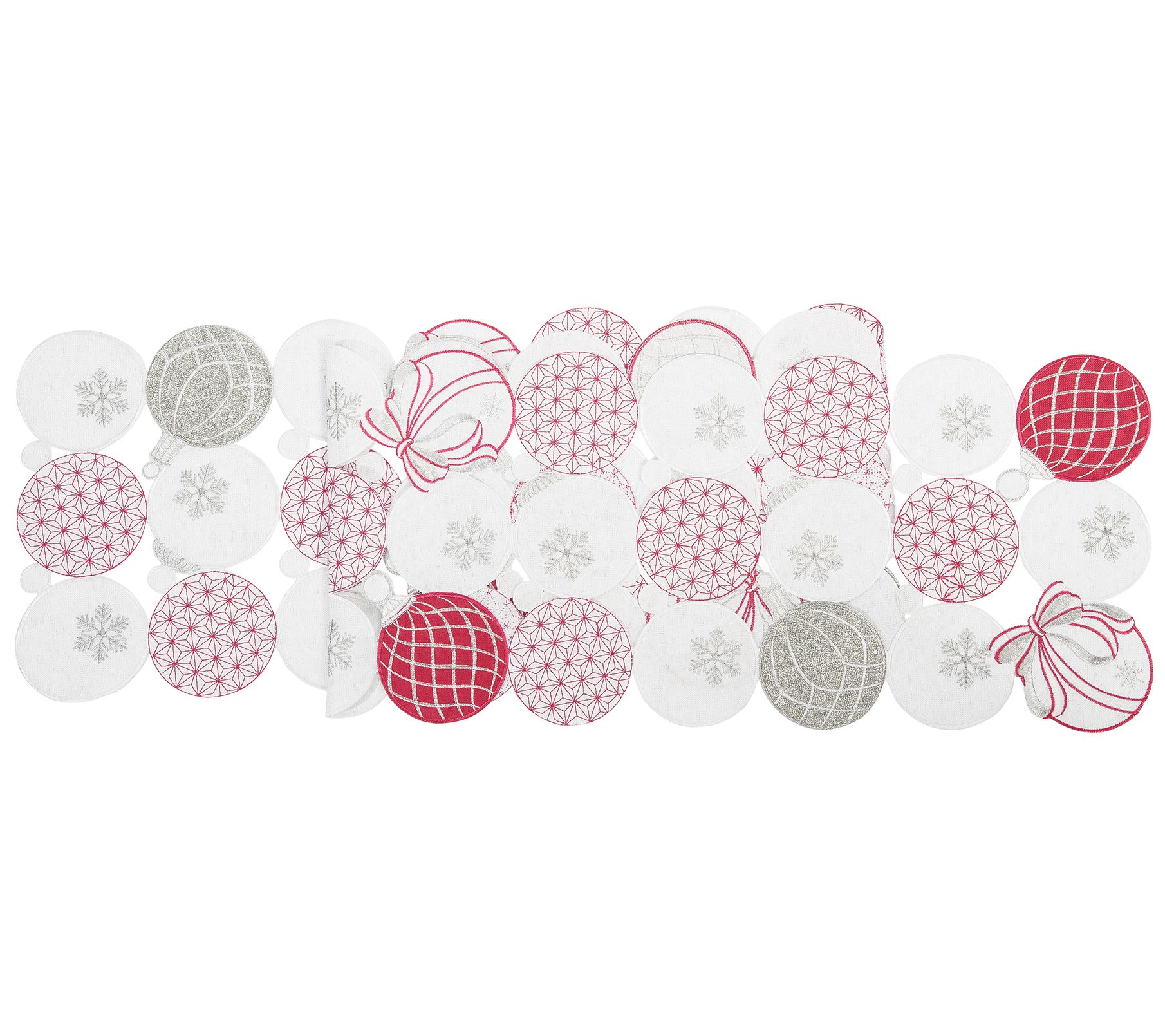 12" x 68" Ornaments Table Runner by Valerie