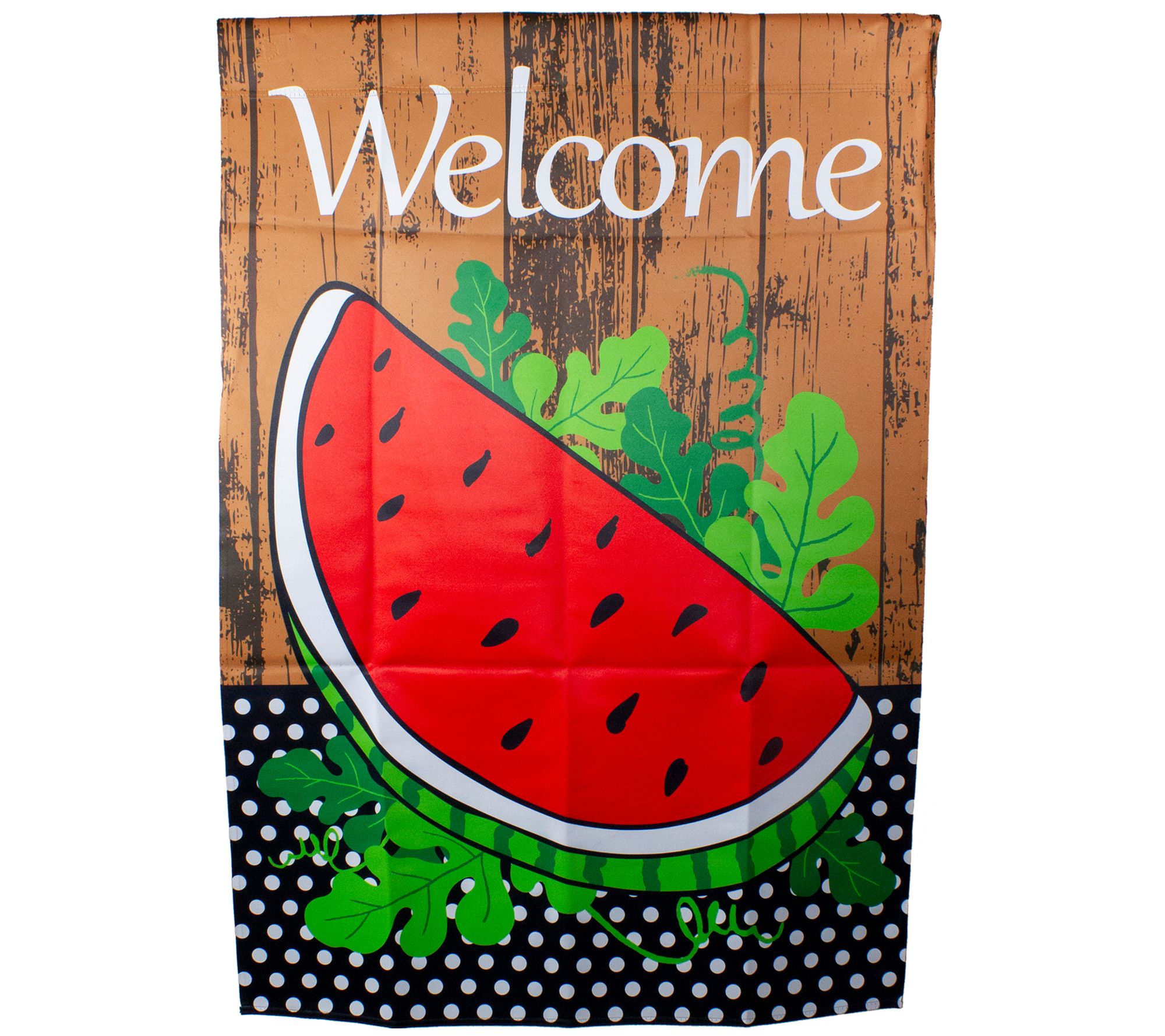 Northlight Welcome Watermelon Slice Spring Flag 28" x 40"