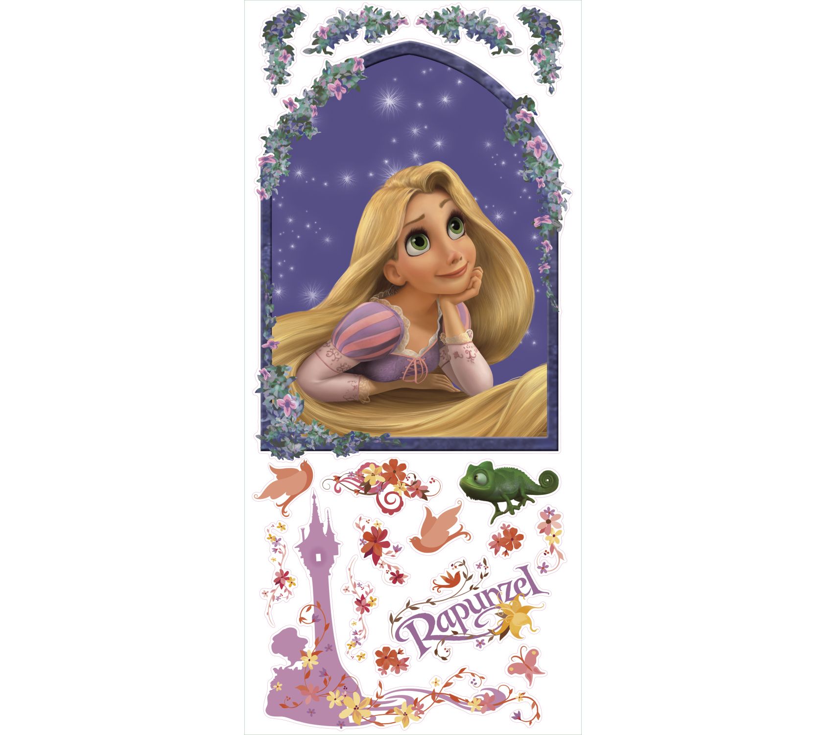 RoomMates Tangled Rapunzel Peel & Stick Giant Wall Decals