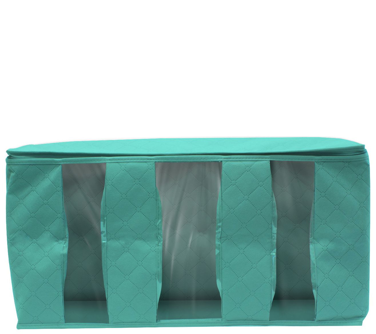 Sorbus Two-Pack Foldable Storage Bags with Three Sections