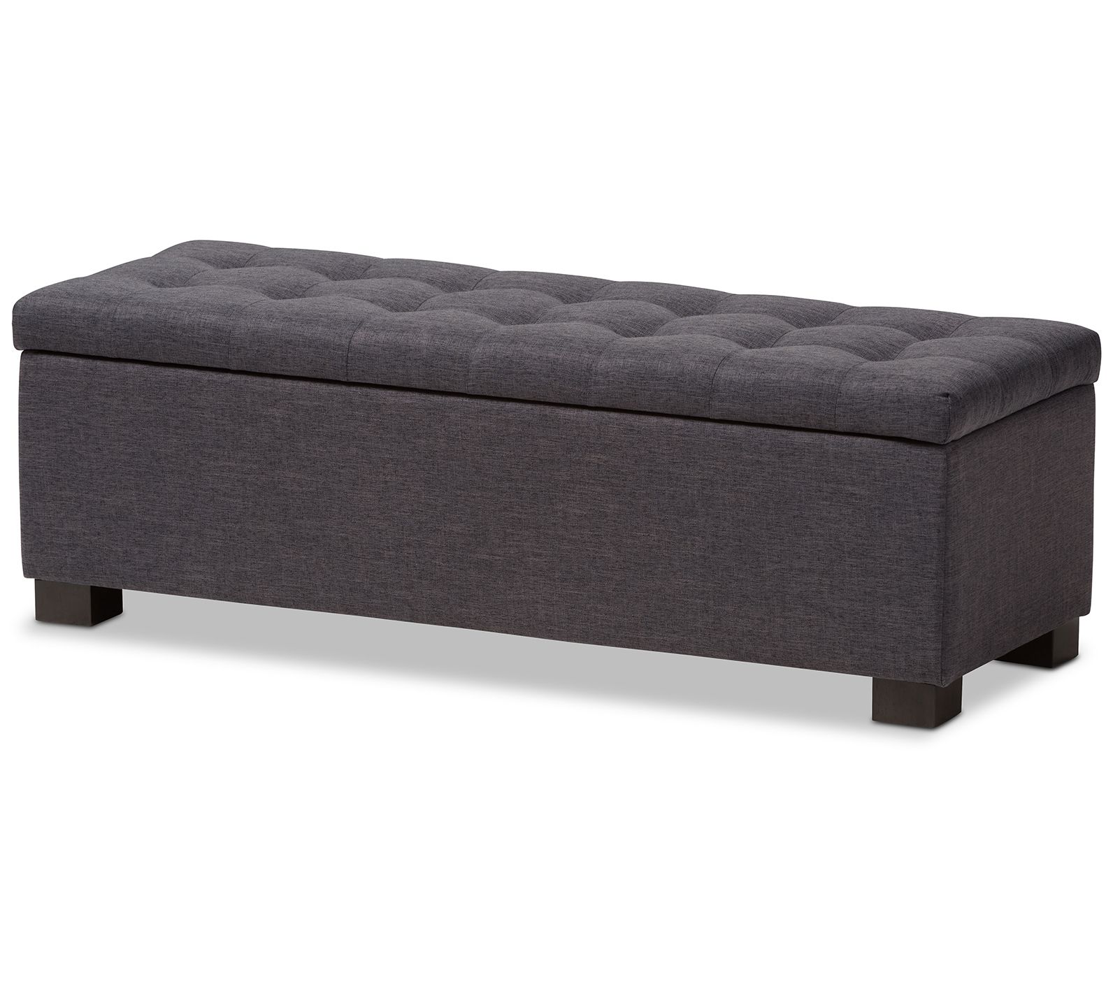 Roanoke Modern and Contemporary Upholstered Storage Ottoman