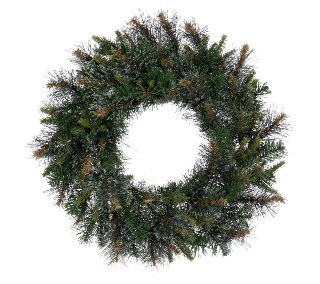 Vickerman 24" Cashmere Artificial Christmas Wreath, Unlit