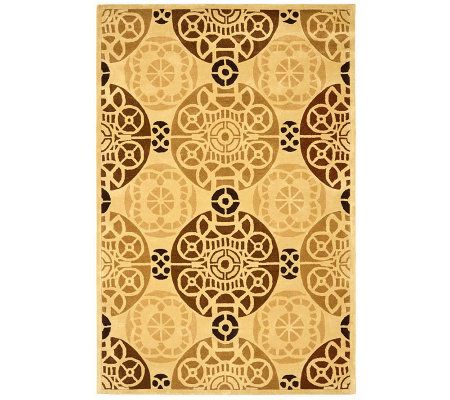 Safavieh Capri Collection Overdye 6' x 9' Wooland Viscose Rug