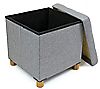 Humble Crew collapsible cube ottoman, 1 of 5