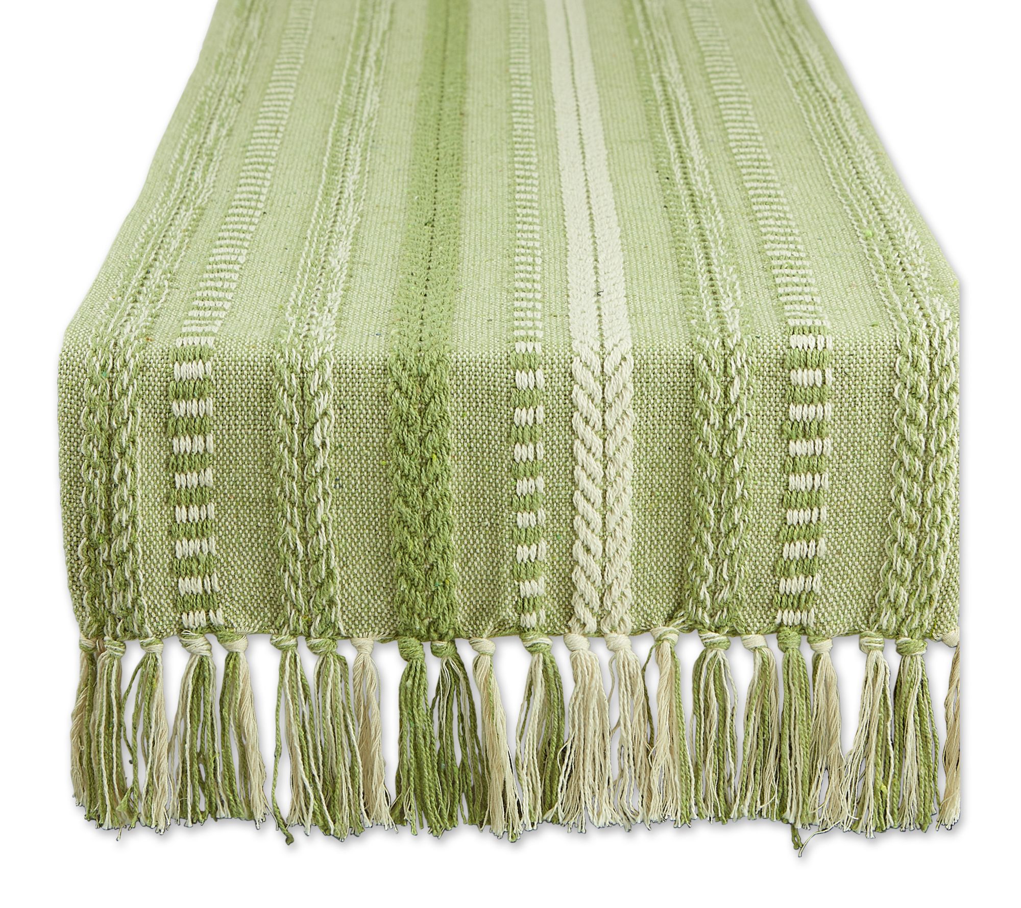 Design Imports Braided Stripe Table Runner 15x108