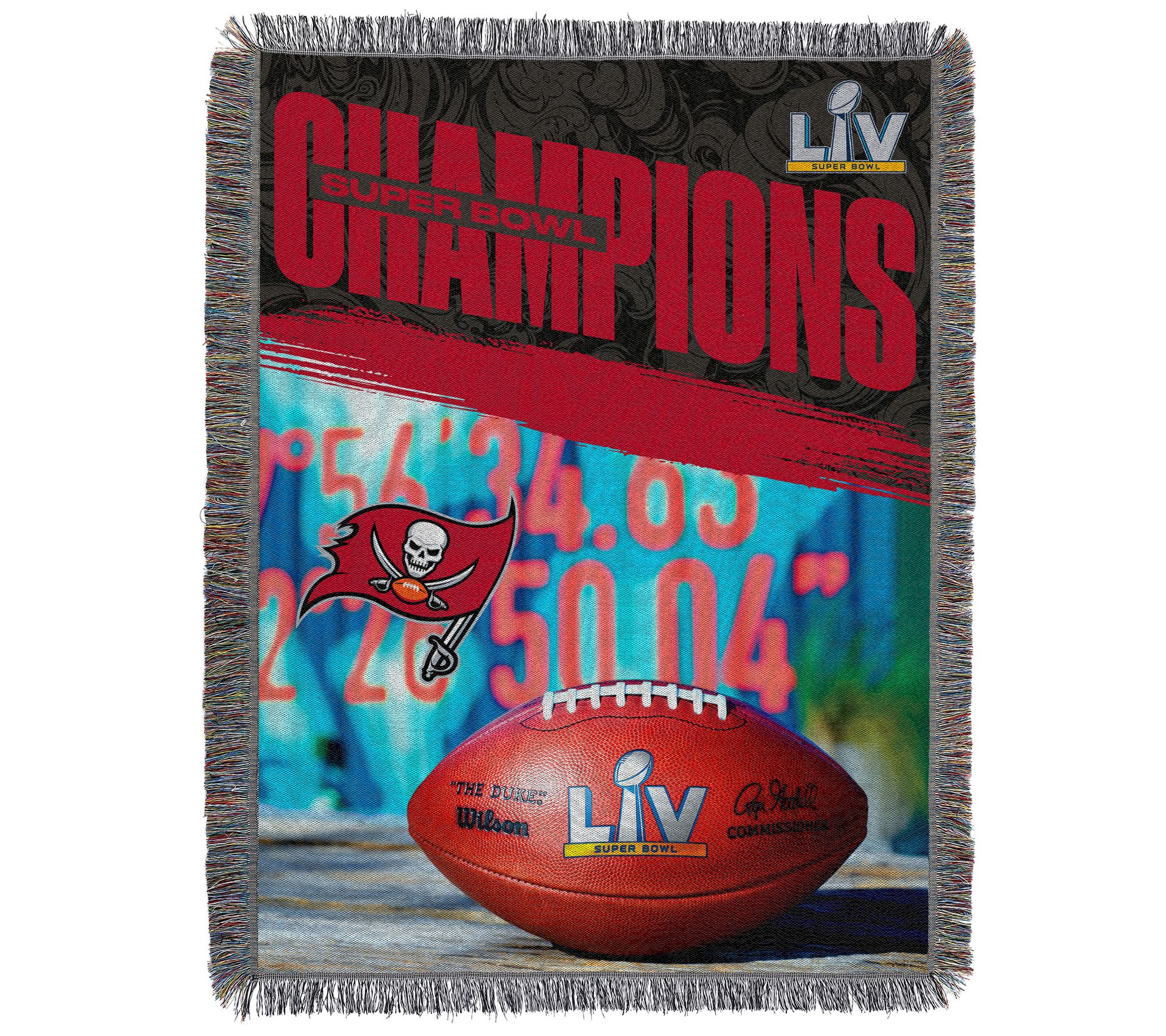 Tampa Bay Buccaneers NFL Super Bowl LV Champs Throw 