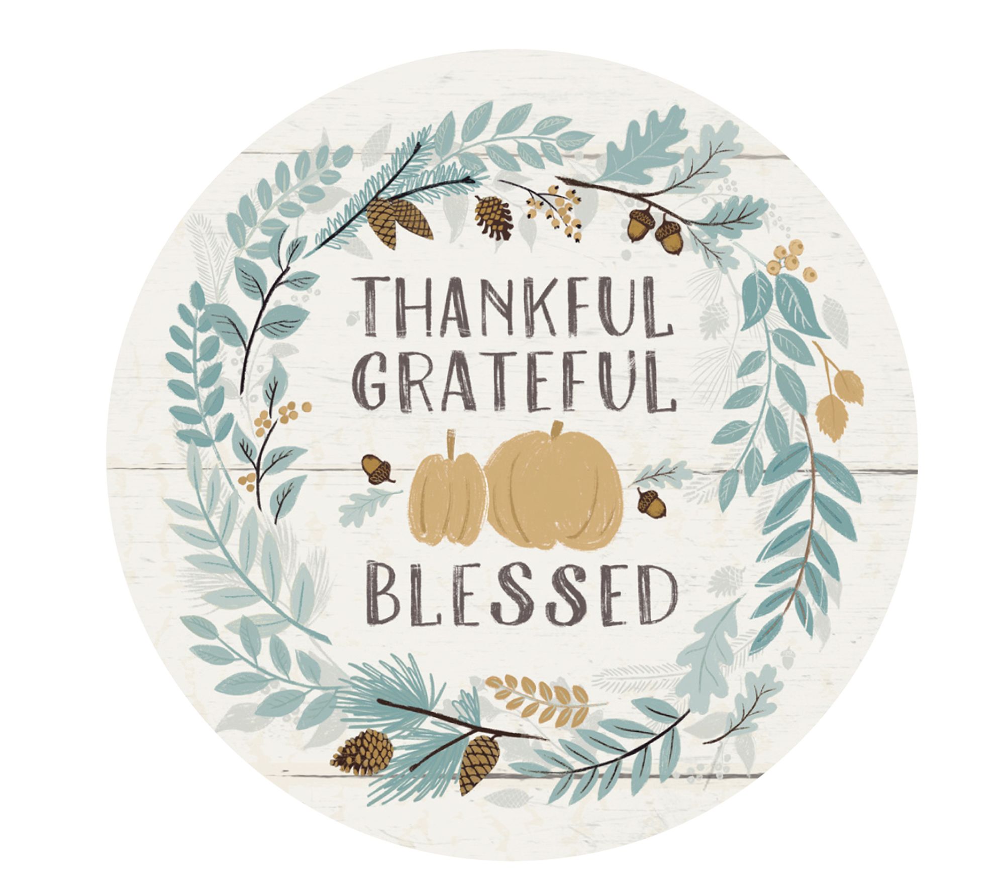 Courtside Market Peace and Lodge VIII 12"Diam C ircular Board