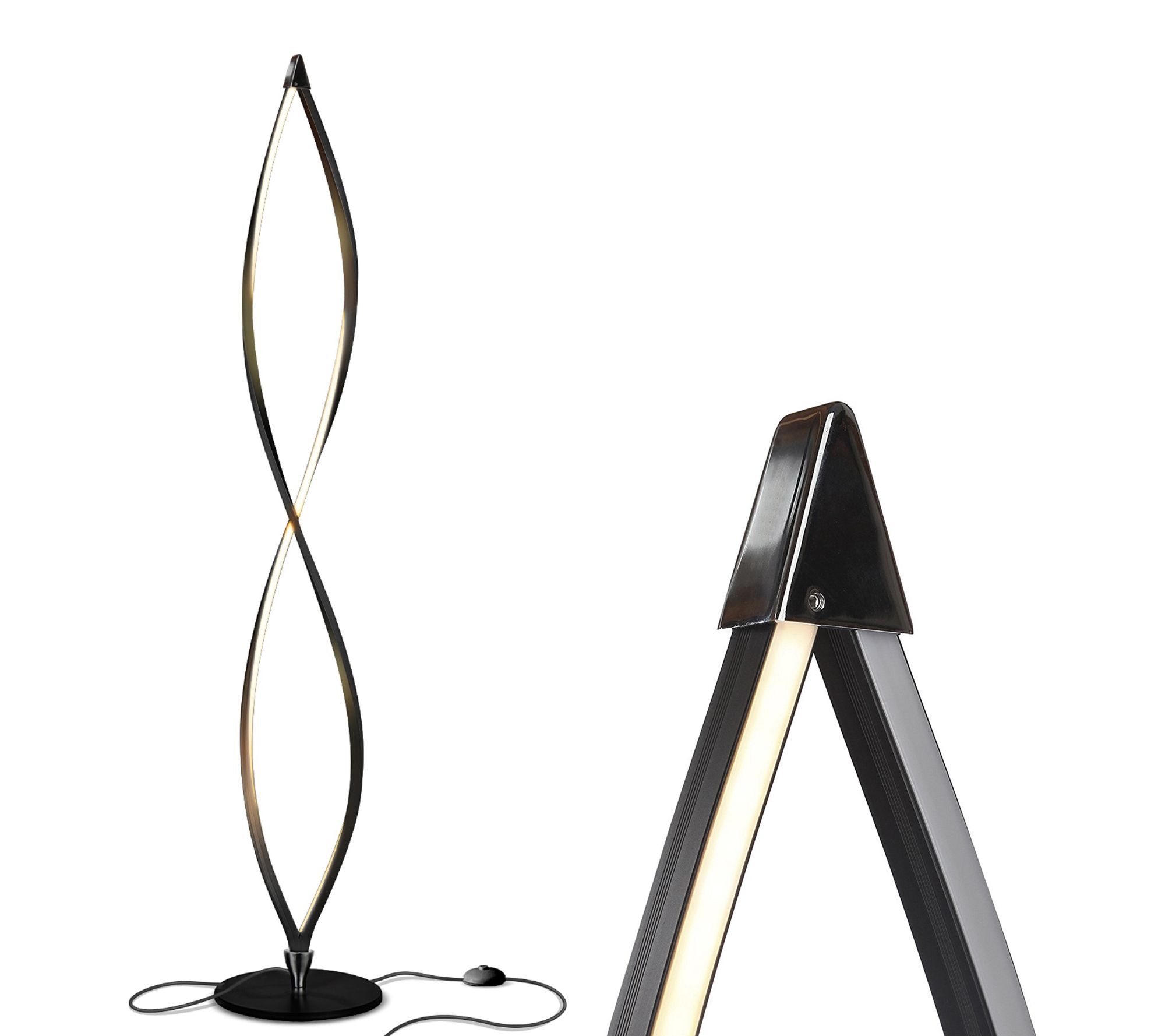 Brightech Twist 43 in. LED Floor Lamp