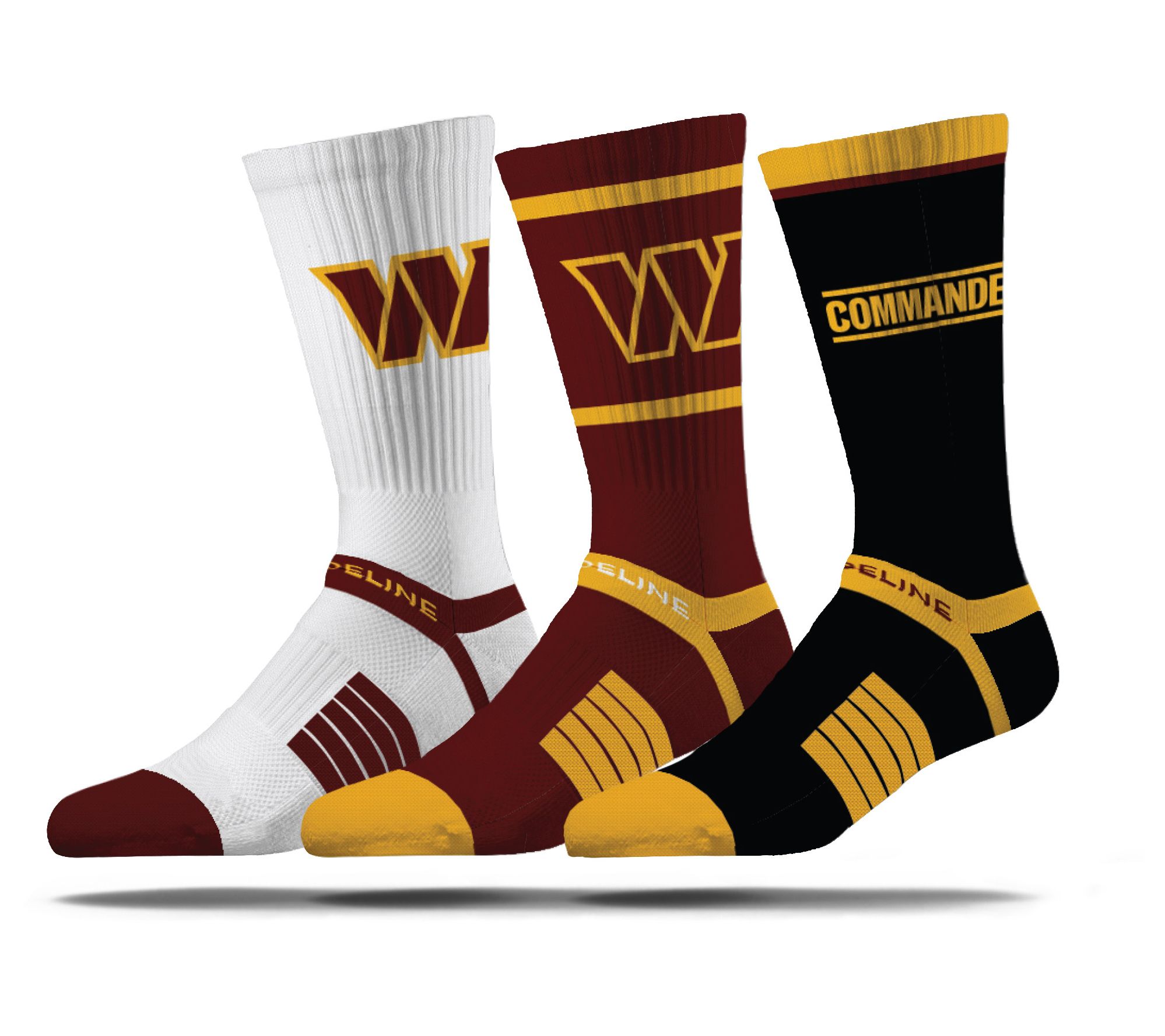 Strideline NFL Team Socks - 3pk