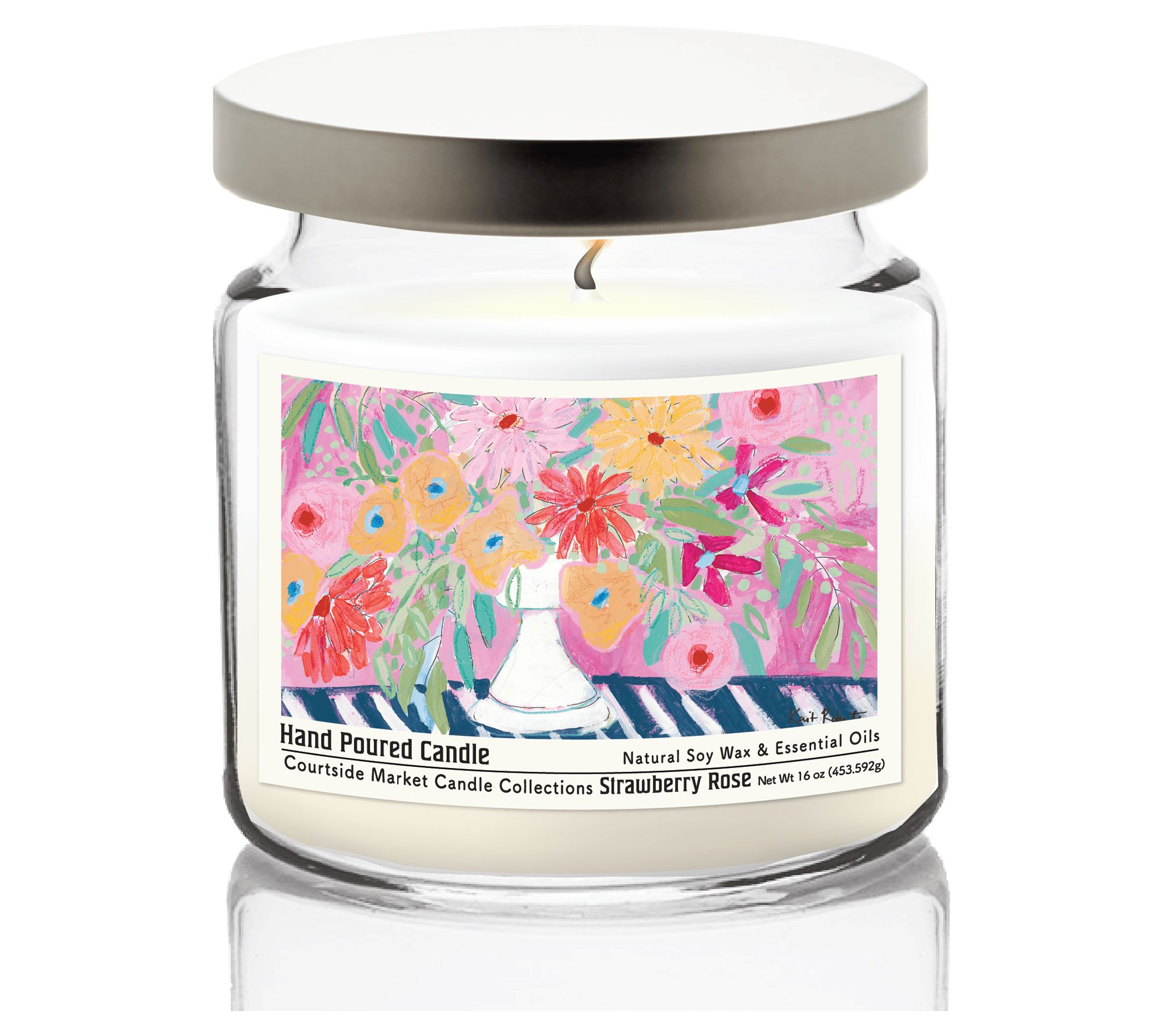 Courtside Market A Million Reasons Candle GlassJar 16 oz