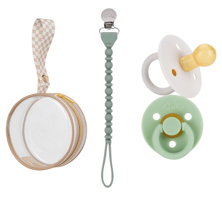 Itzy Ritzy Soother Mint Pacifier Starter Kit - QVC.com