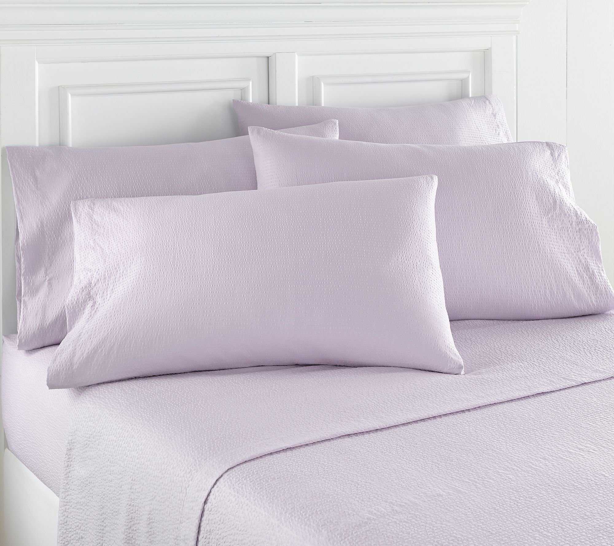 Shavel King Seersucker Sheet Set