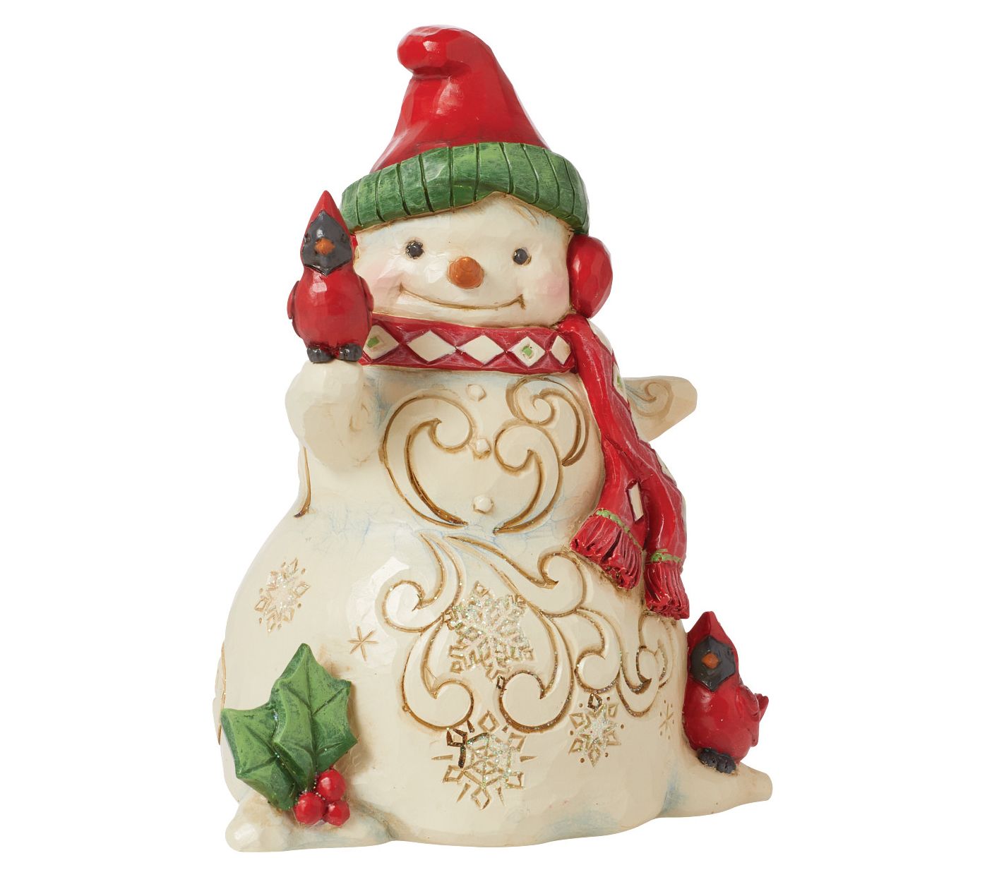 Jim Shore Snowman with Earmuffs Figurine