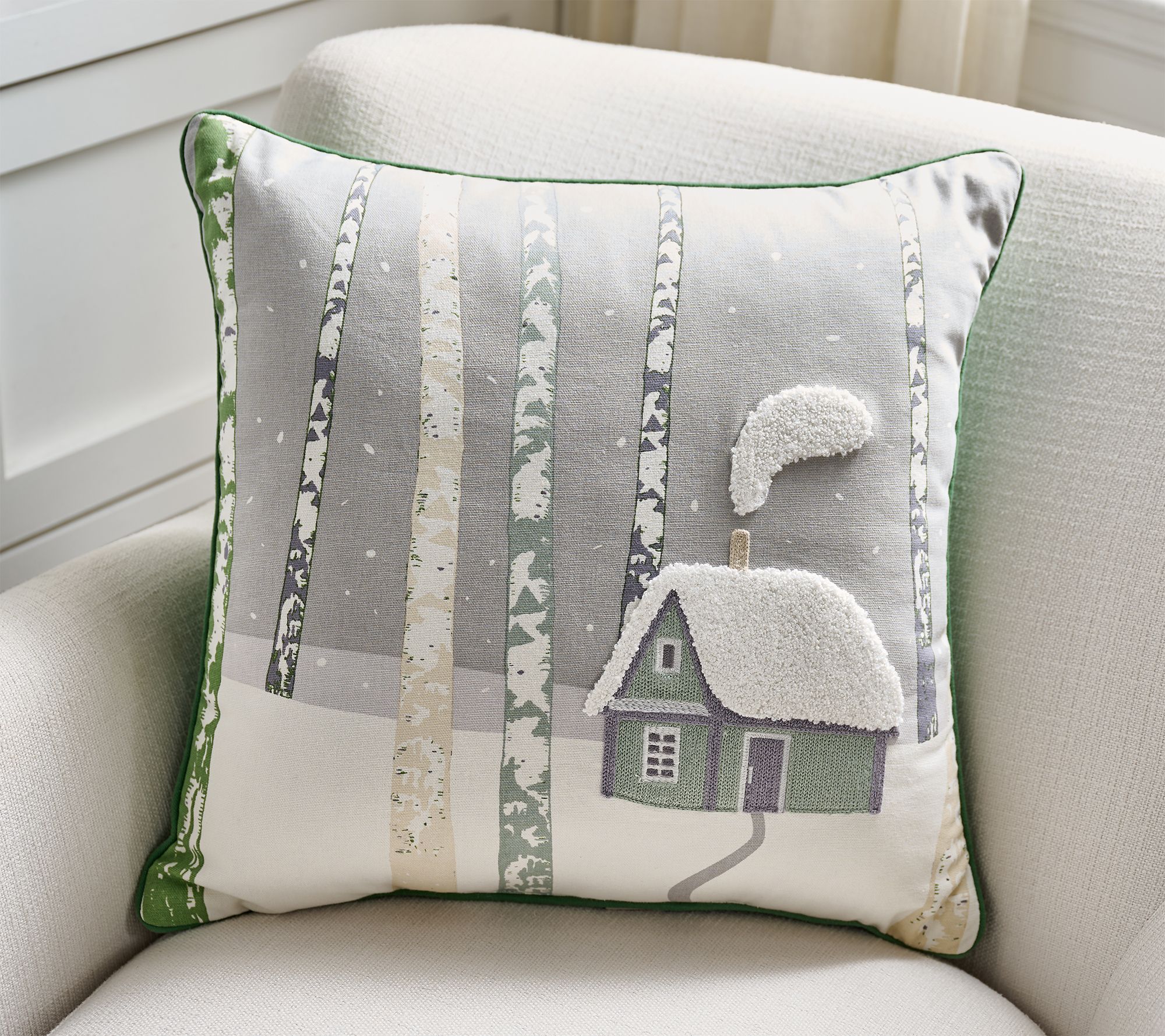 Martha Stewart 18x18 Decorative Holiday Pillow
