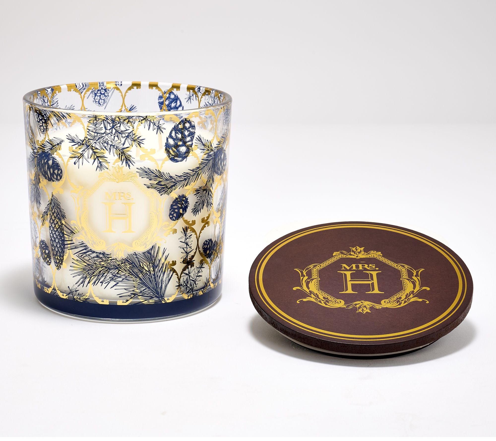 Mrs. H by Dee Hilfiger 22oz Winter Night Glass Candle