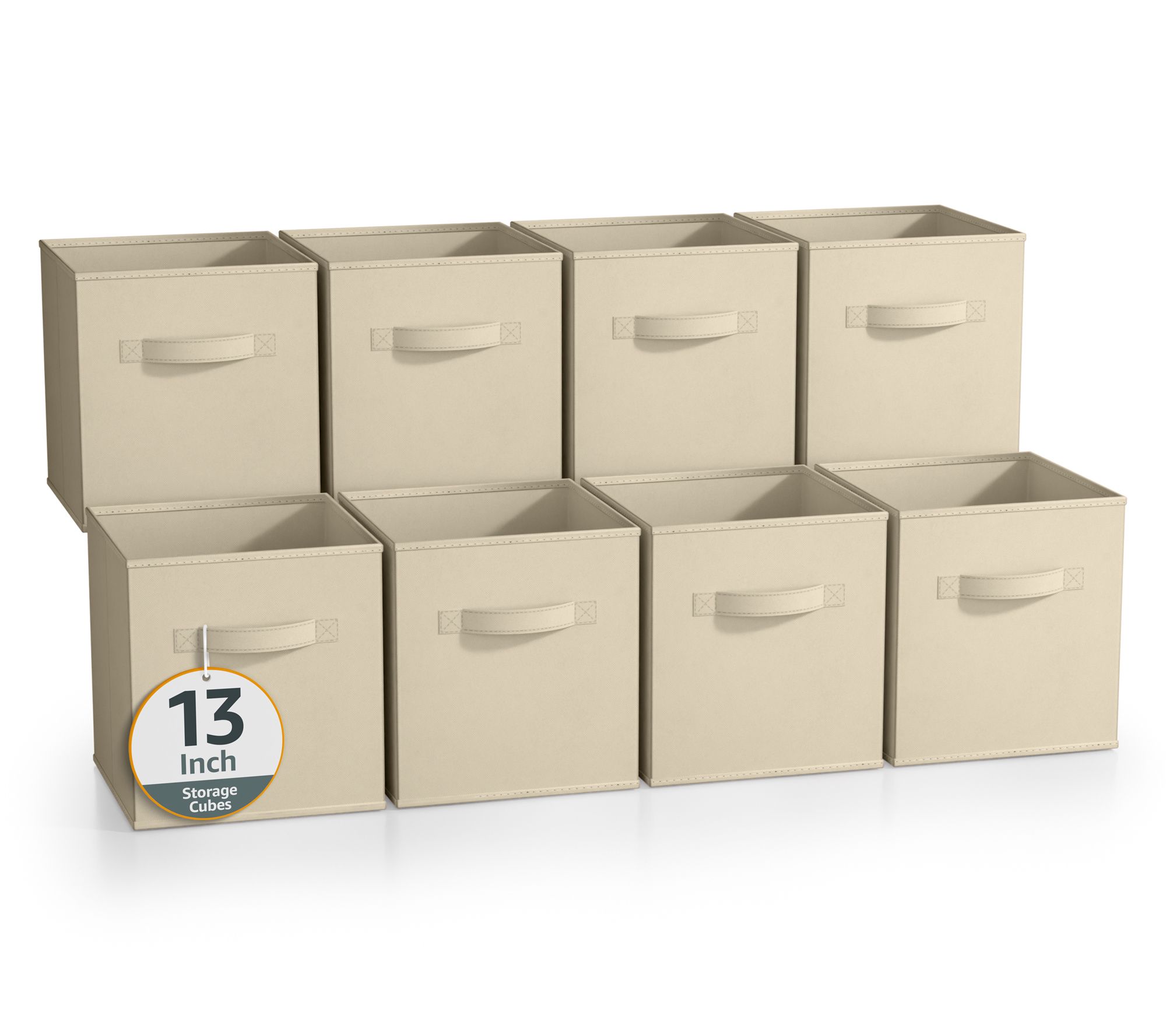 Sorbus Large 13 Inch Storage Bins, Storage Cubes with Handles