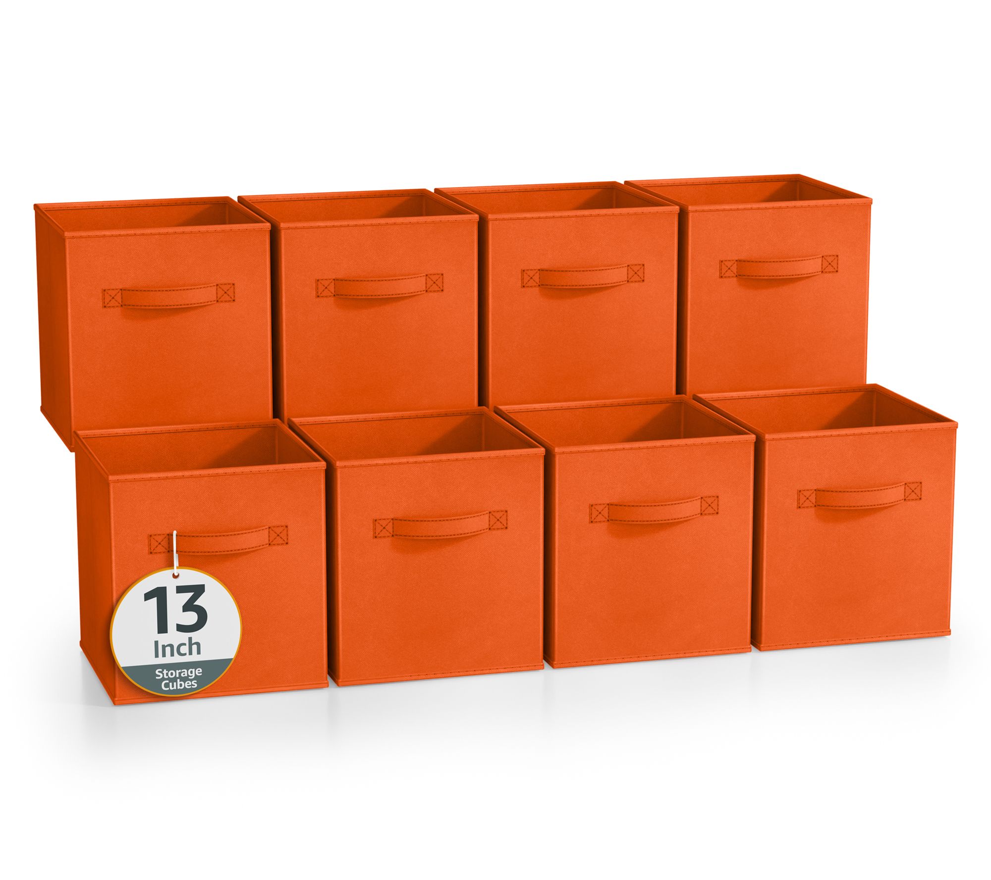 Sorbus Large 13 Inch Storage Bins, Storage Cubes with Handles