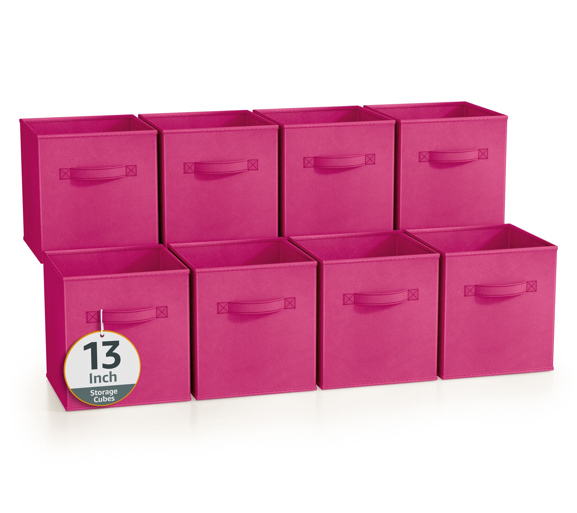 Sorbus Large 13 Inch Storage Bins, Storage Cubes with Handles