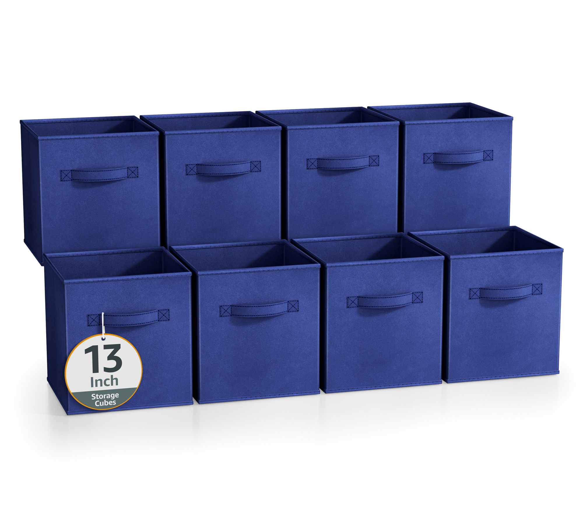 Sorbus Large 13 Inch Storage Bins, Storage Cubes with Handles