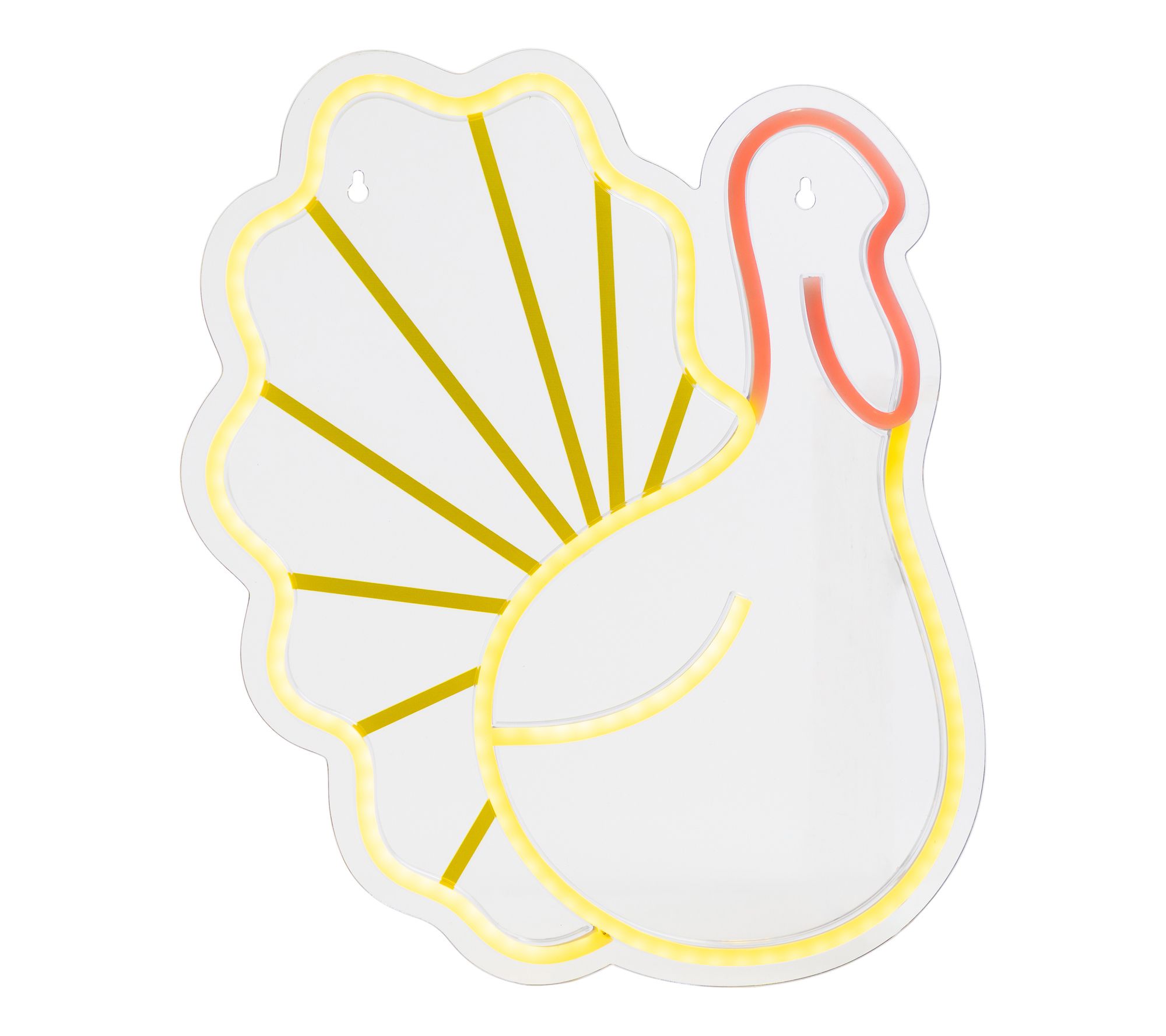 Northlight LED Turkey Thanksgiving Wall or Window Decor 15"