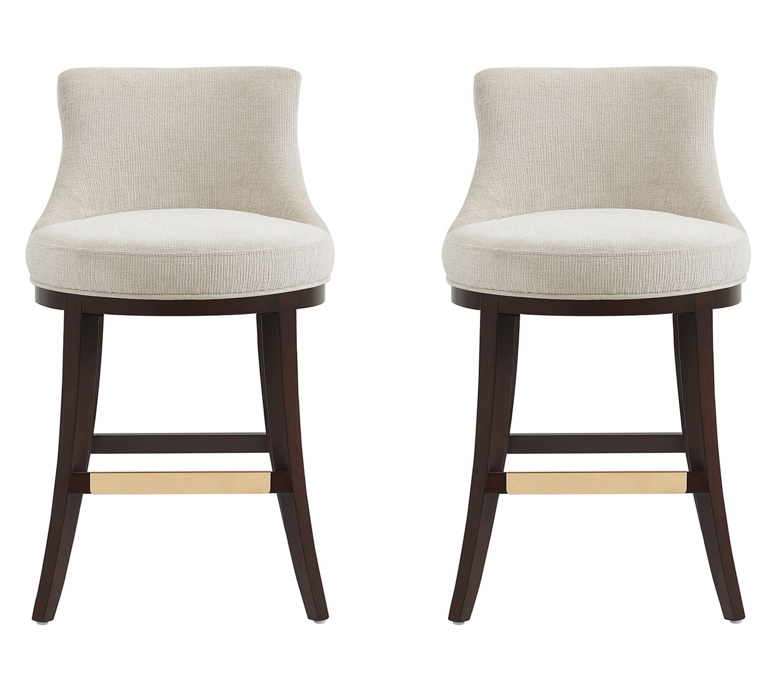 Manhattan Comfort Lucia Counter Stool - Set of2