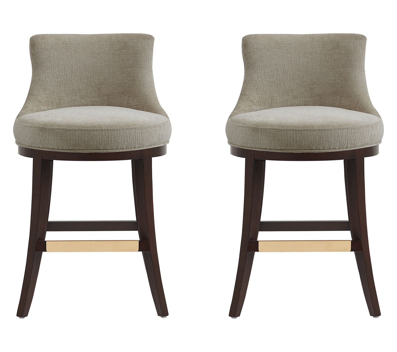 Manhattan Comfort Lucia Counter Stool - Set of2