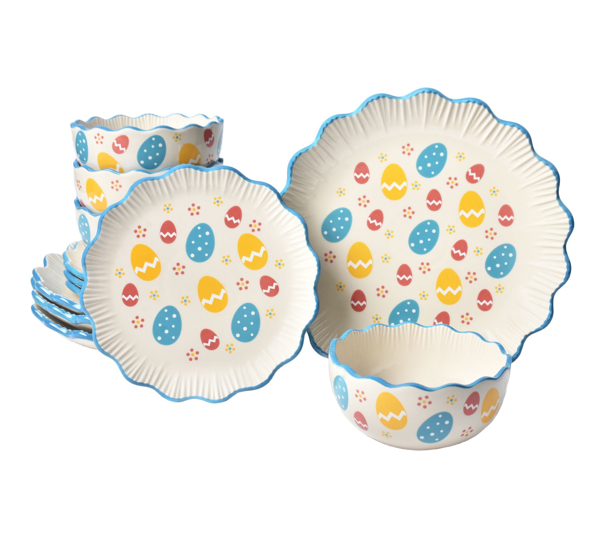 Temp-tations Special Edition 12-Piece Sculptural Dinnerware Set