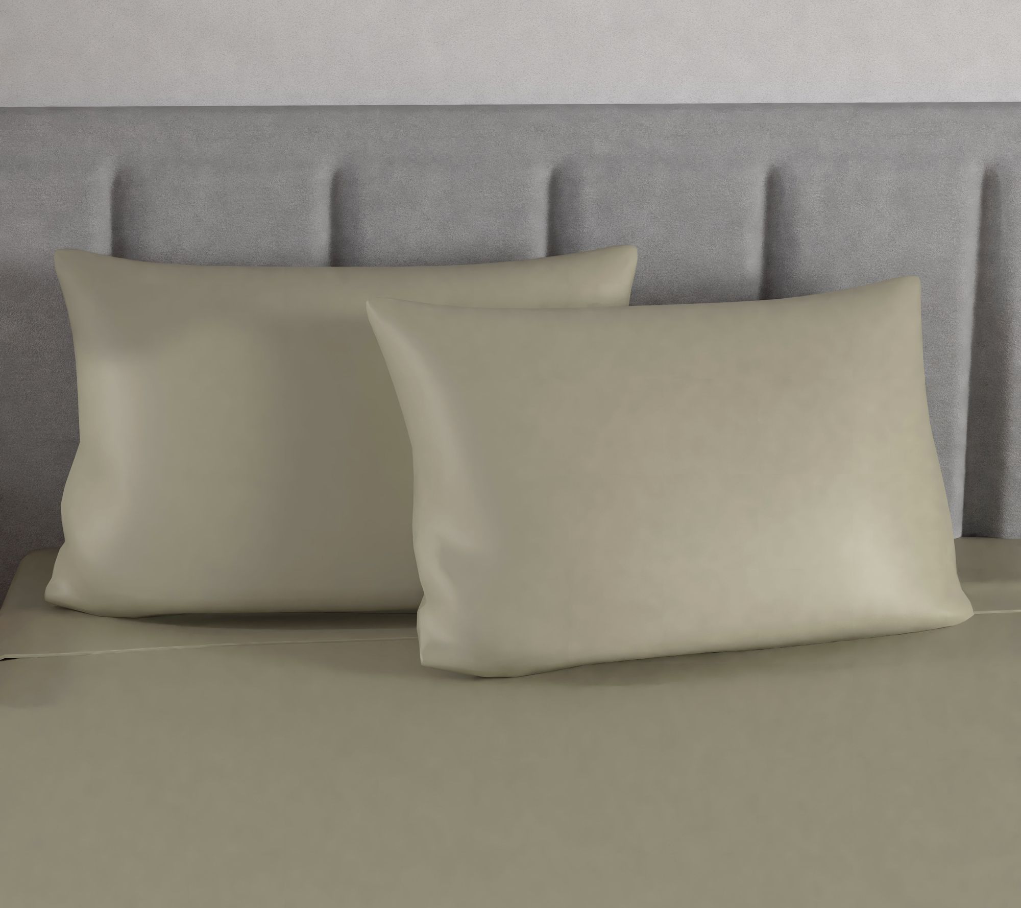 Martha Stewart Set of (2) 300TC 100T Cotton Sateen Pillowcases