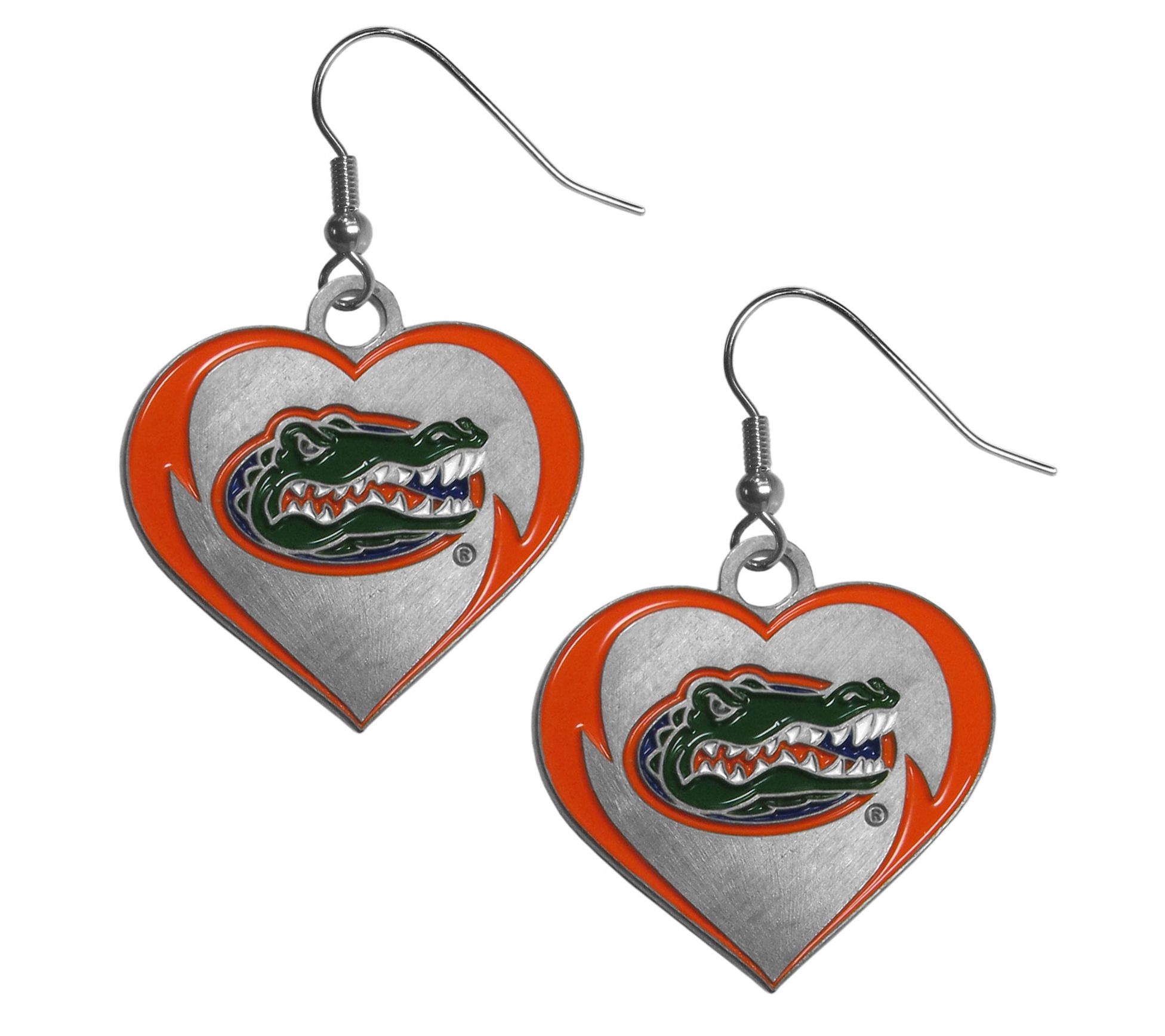 Siskiyou Sports NCAA College Heart Dangle Earrings