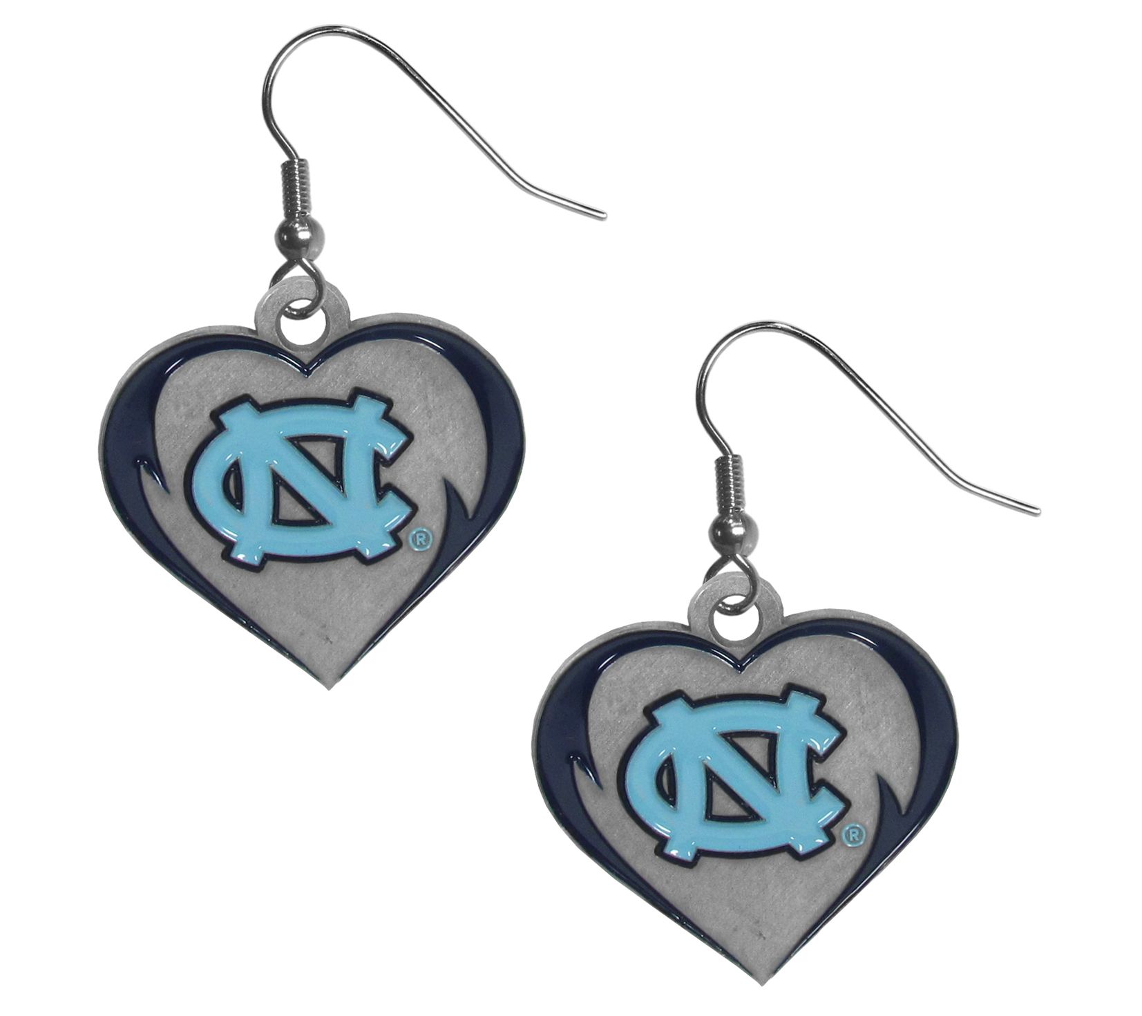 Siskiyou Sports NCAA College Heart Dangle Earrings